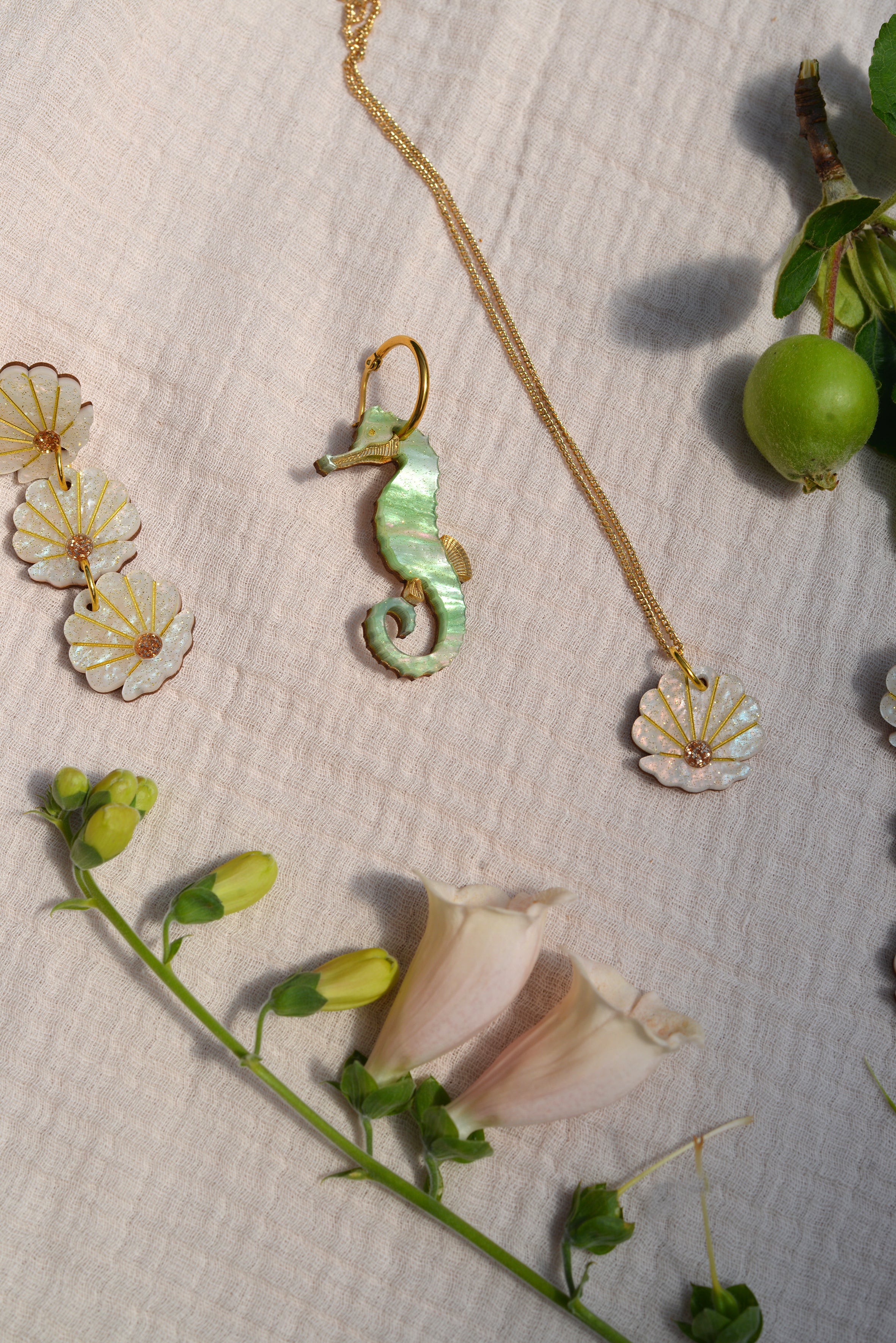 Seahorse Hoop Green