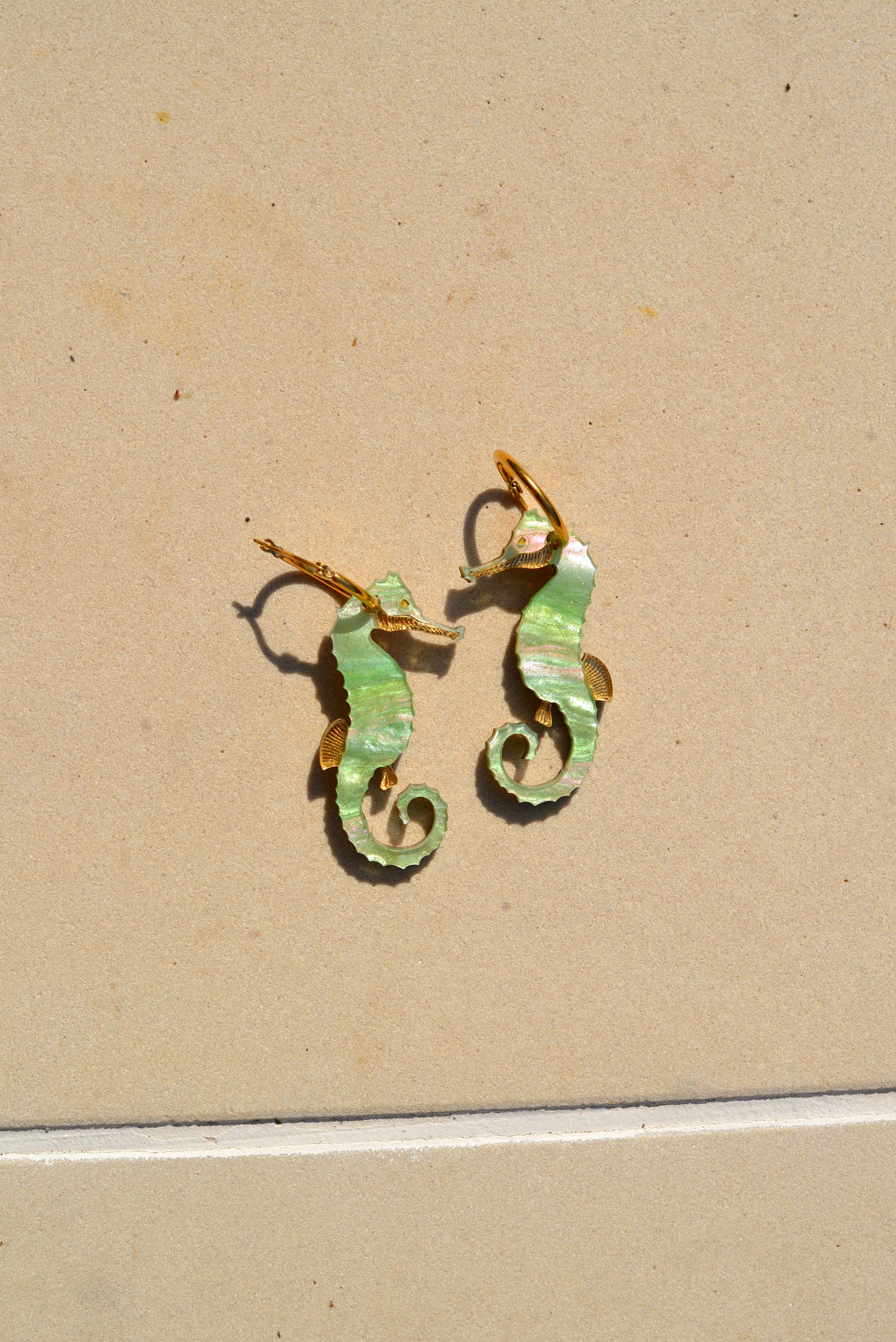 Seahorse Hoop Green