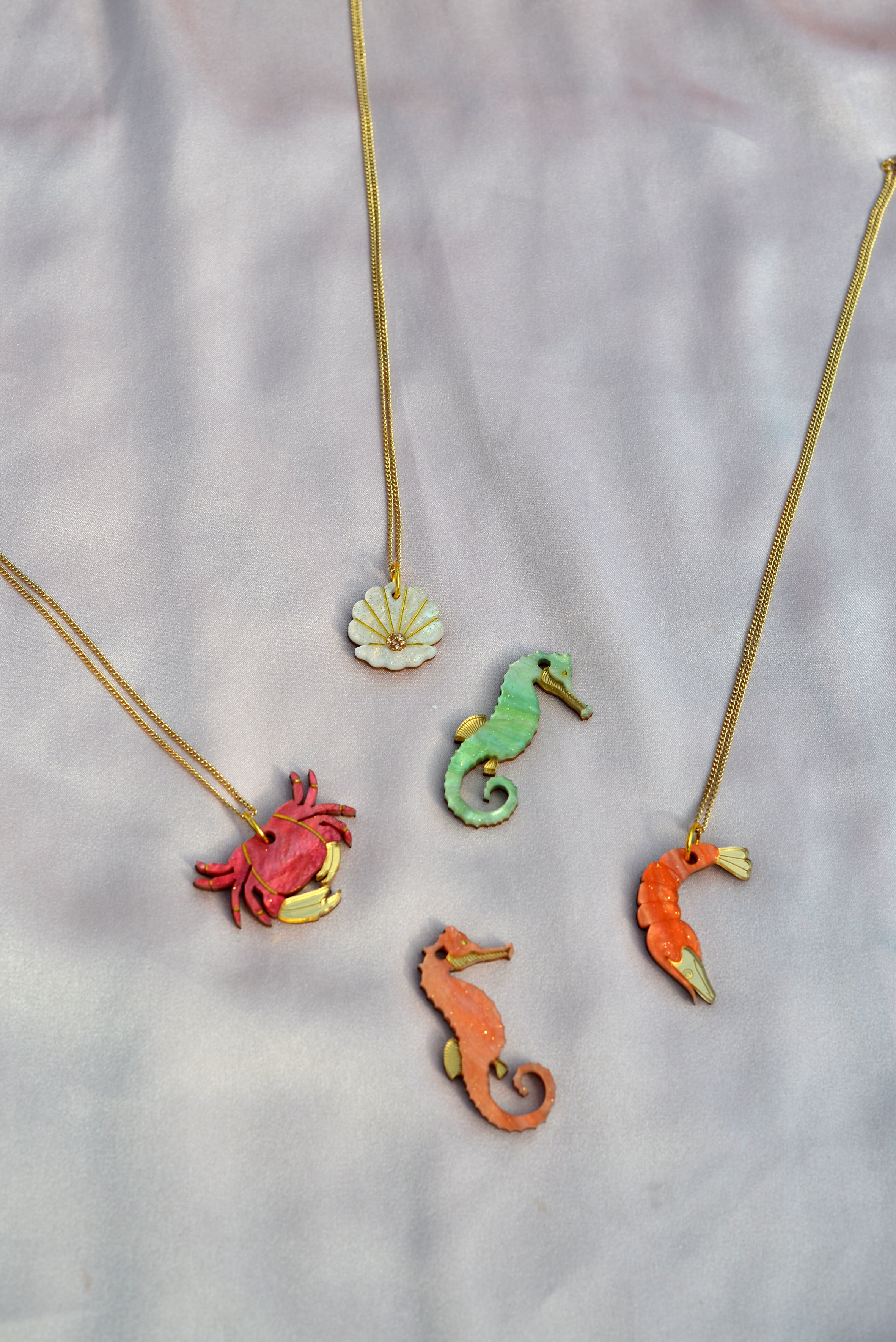 Collier Hippocampe Vert