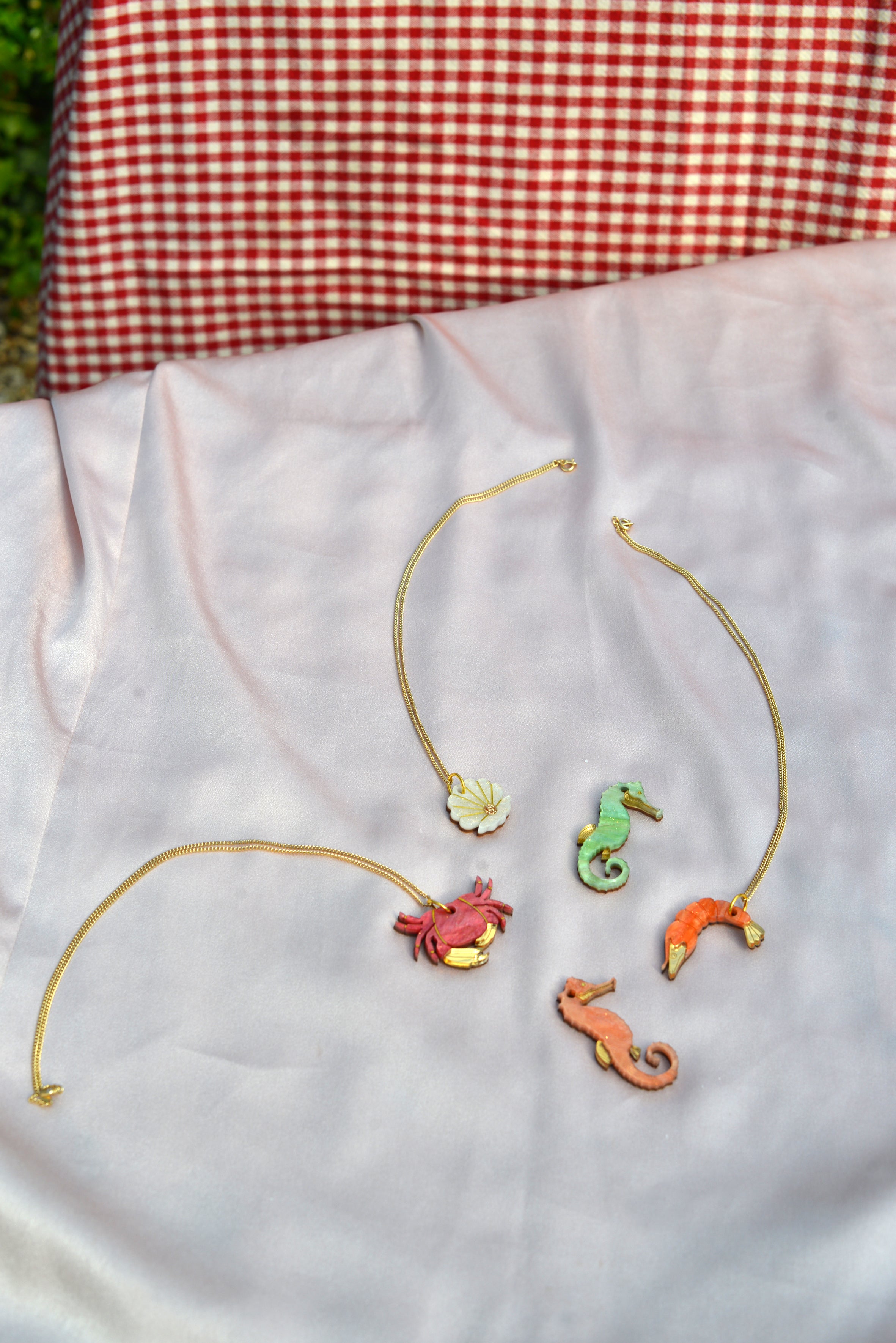 Collier Hippocampe Vert