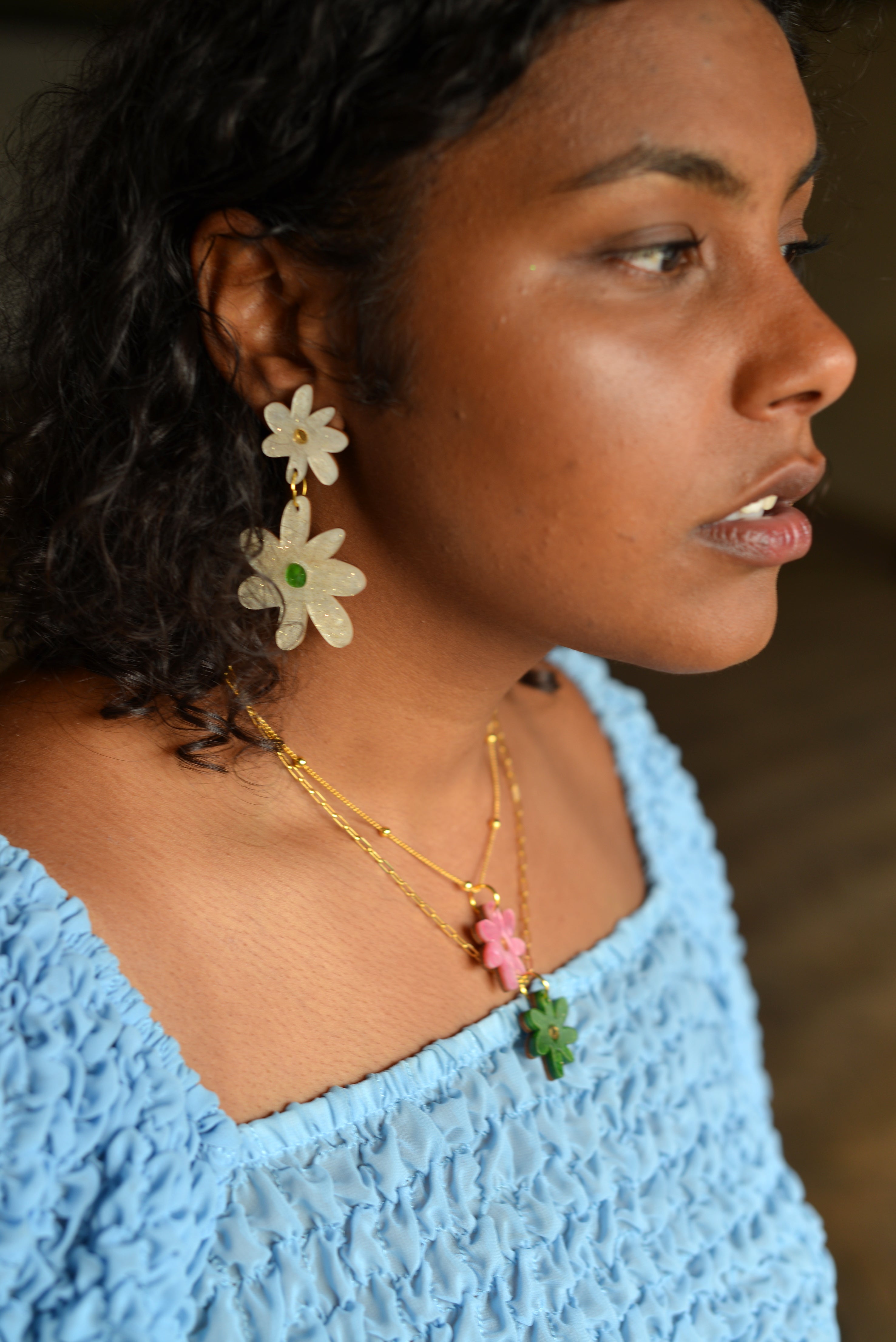 Statement Daisy Earrings