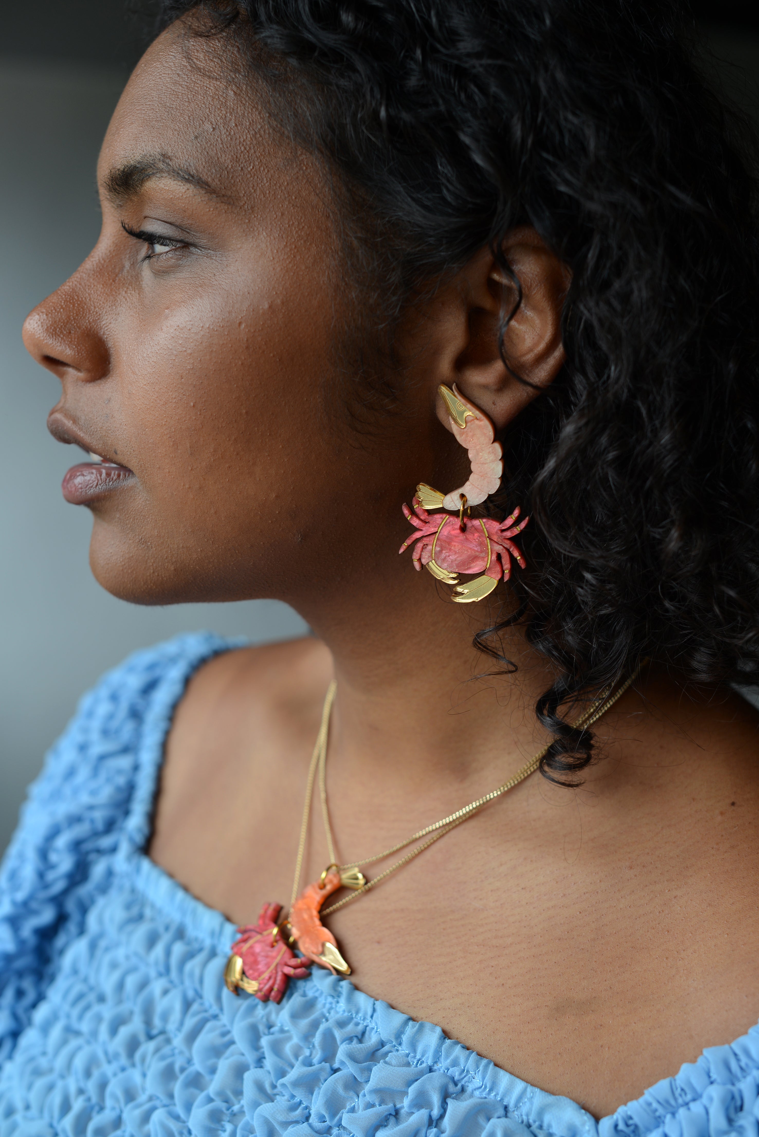 Sea Life Statement Earrings