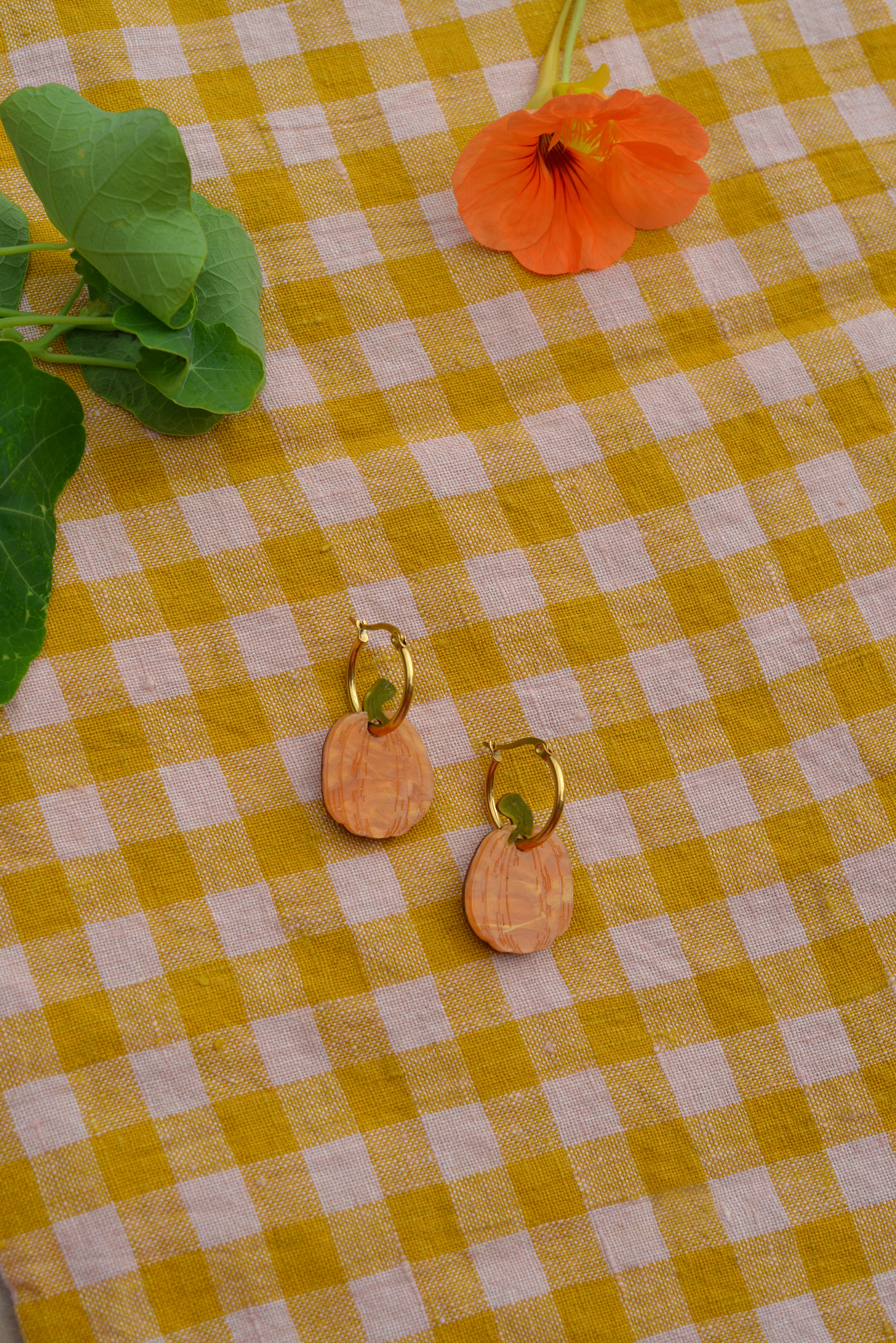 Orange Pumpkin Hoops