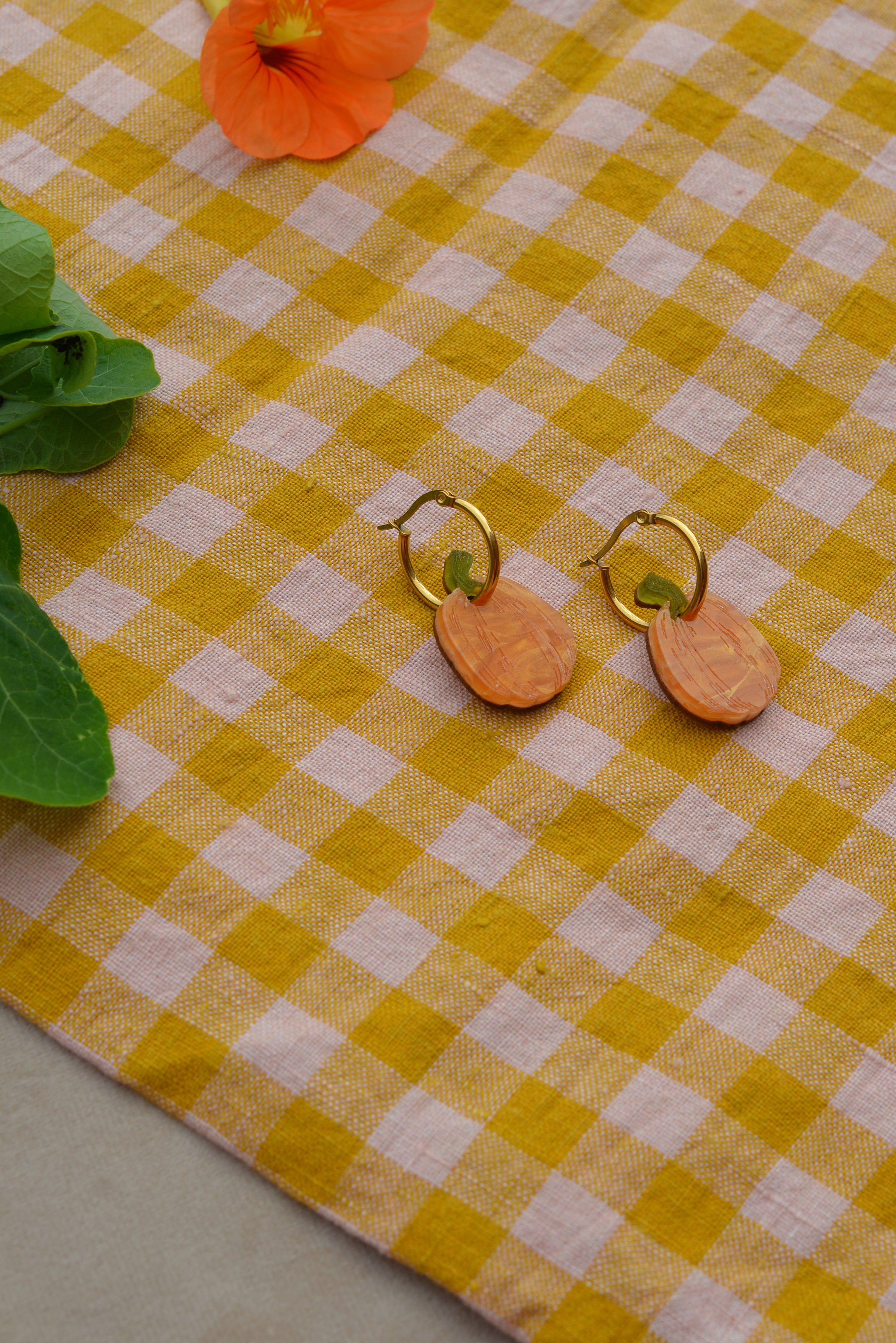 Orange Pumpkin Hoops
