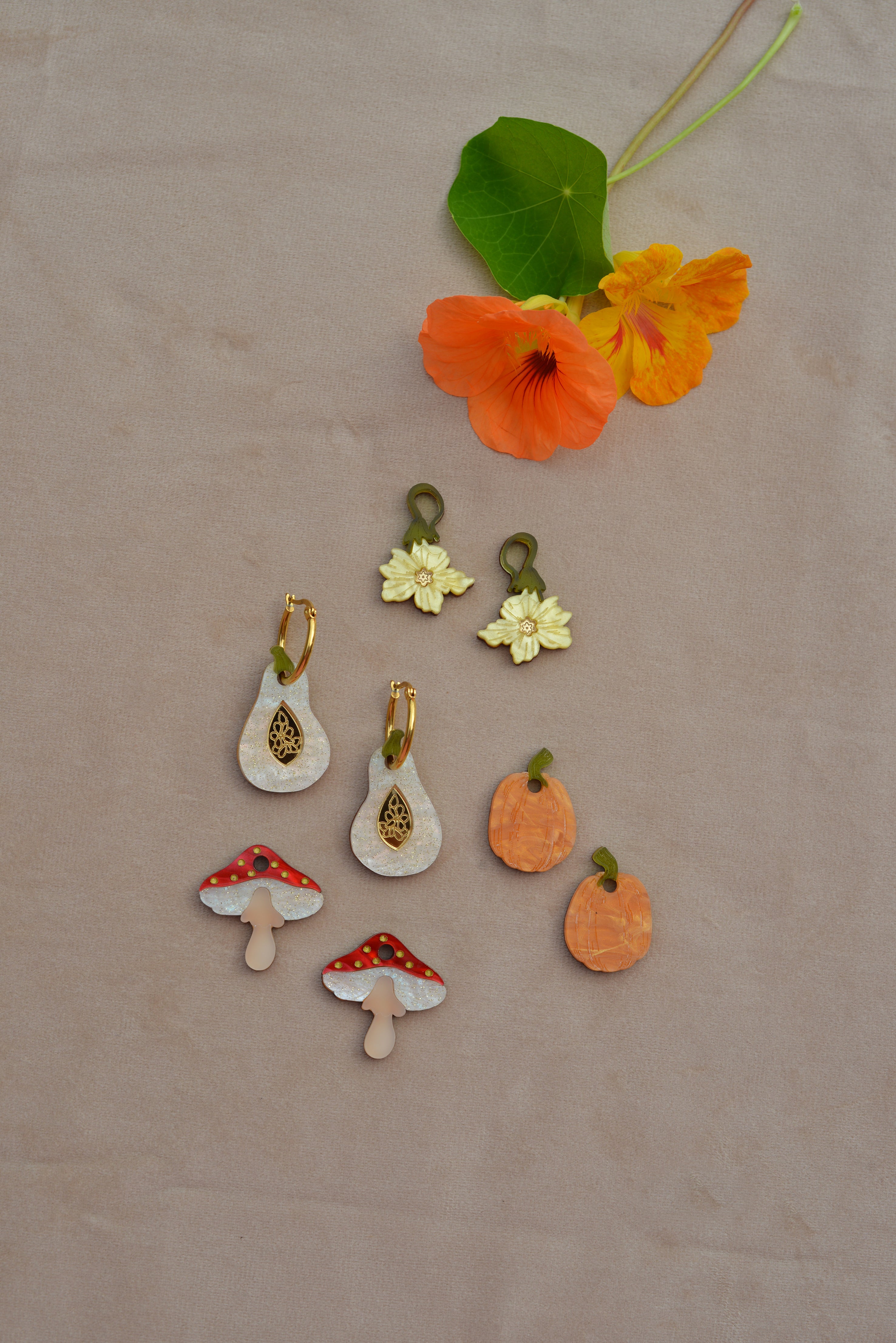 Orange Pumpkin Hoops