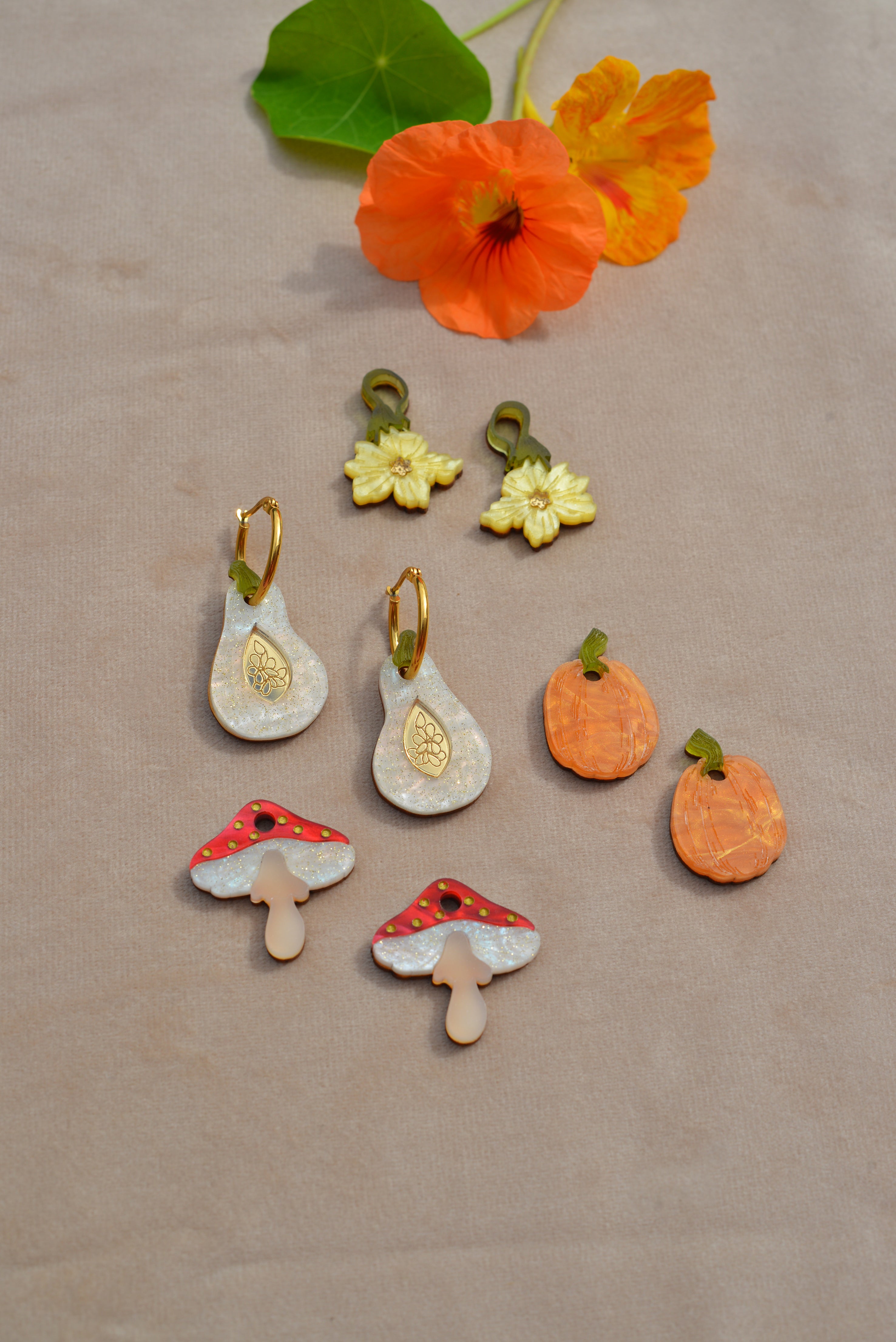 Orange Pumpkin Hoops