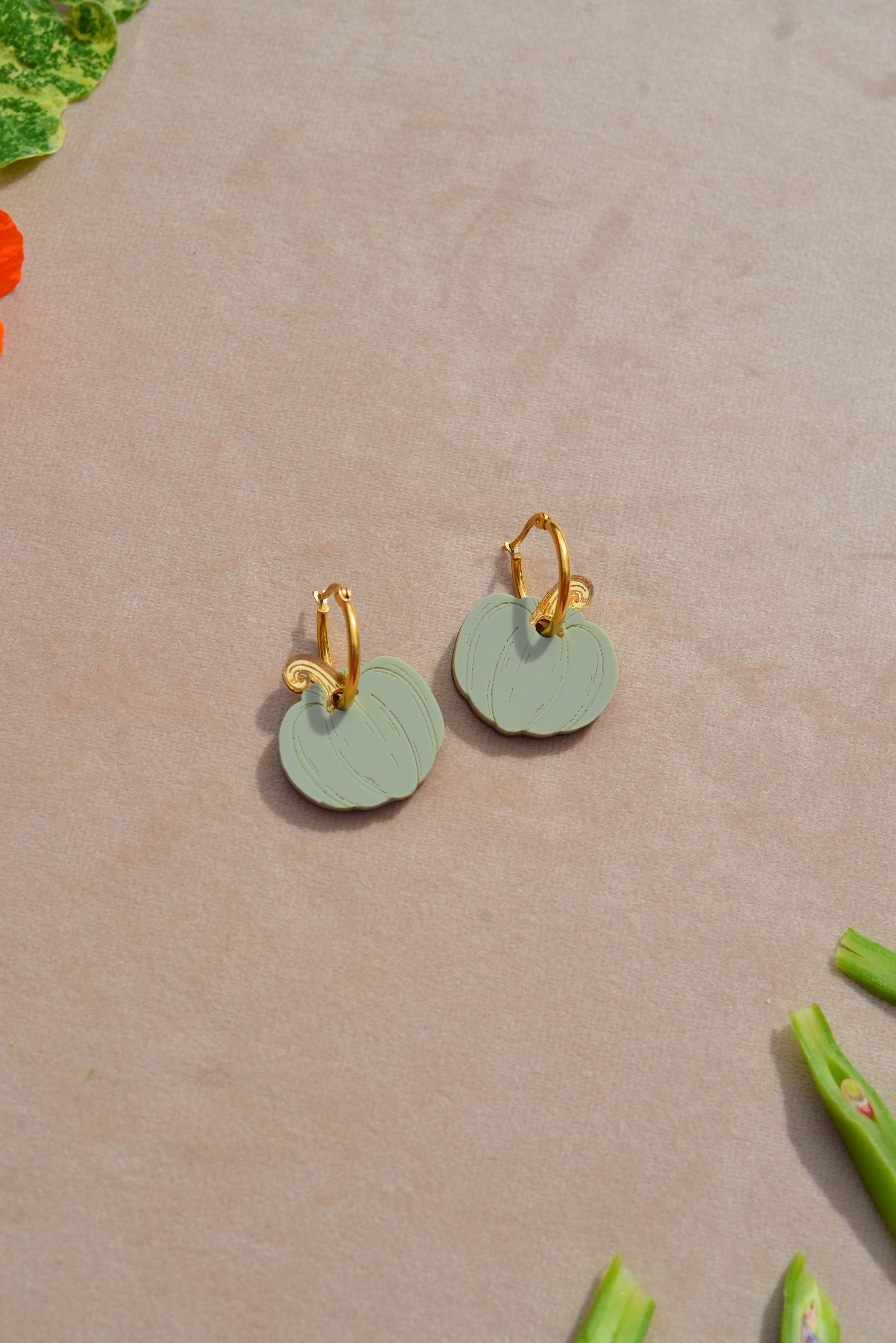 Green Pumpkin Hoops