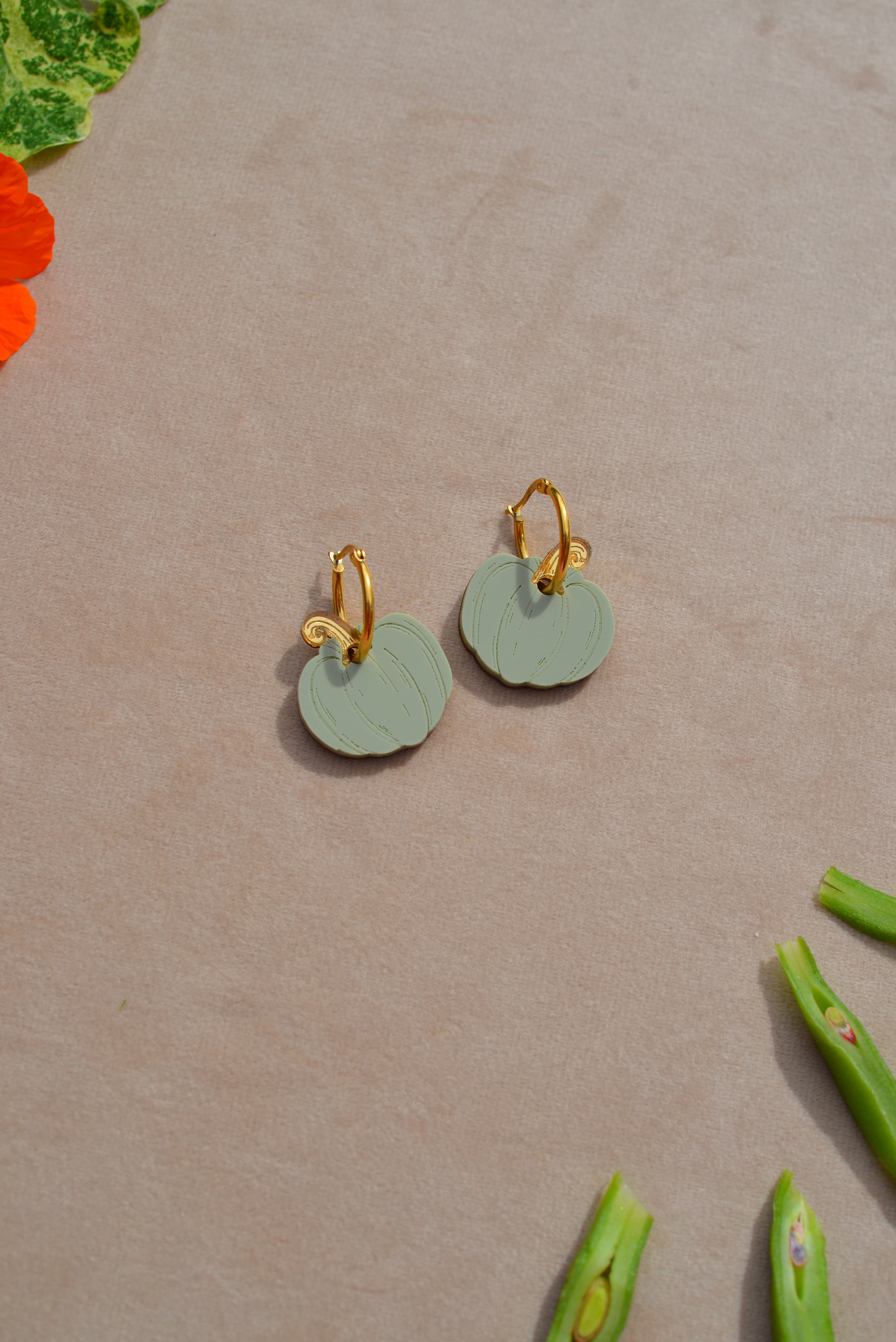 Green Pumpkin Hoops