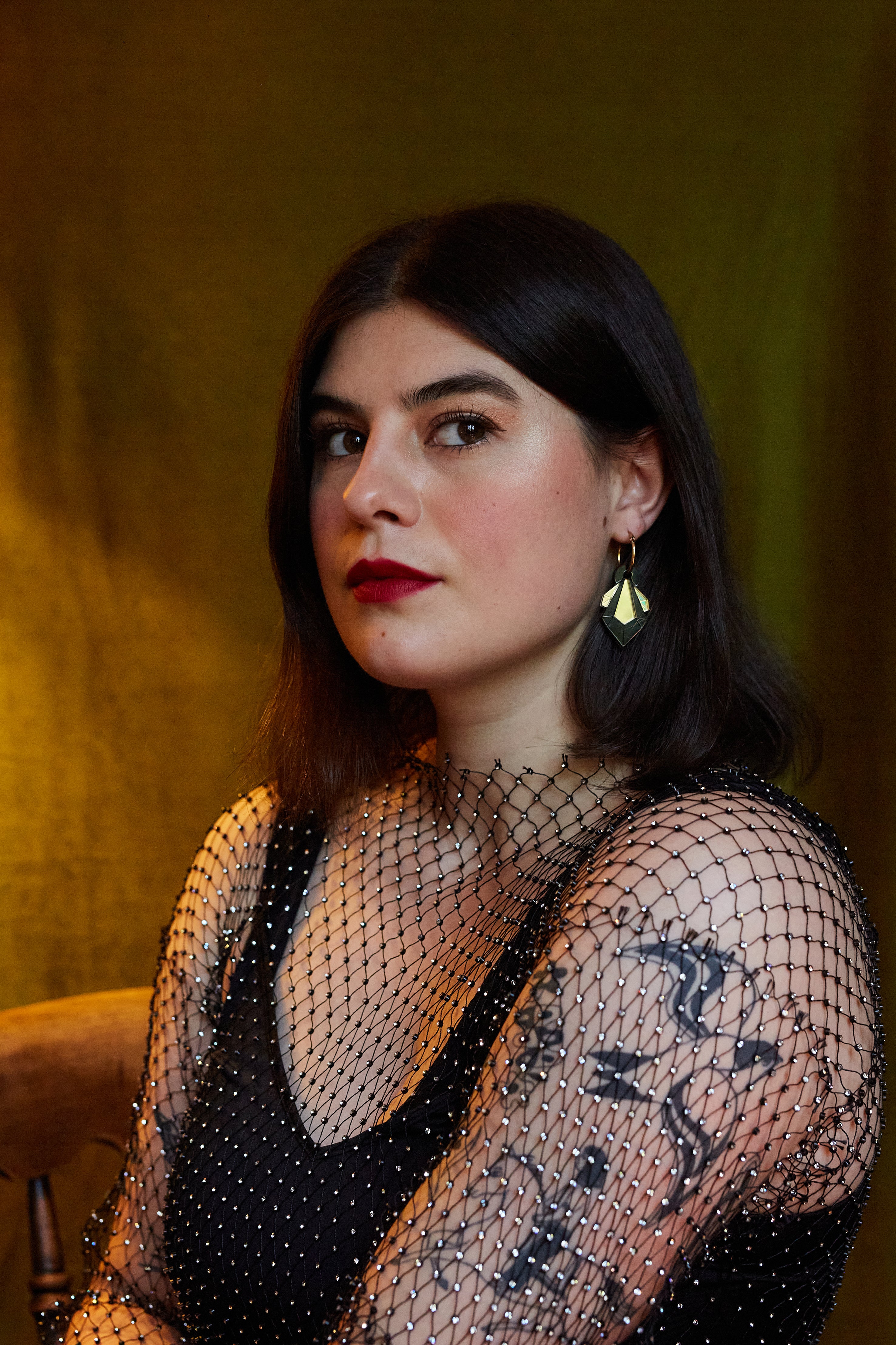 Geo Shard Hoop Earrings IRIDESCENT