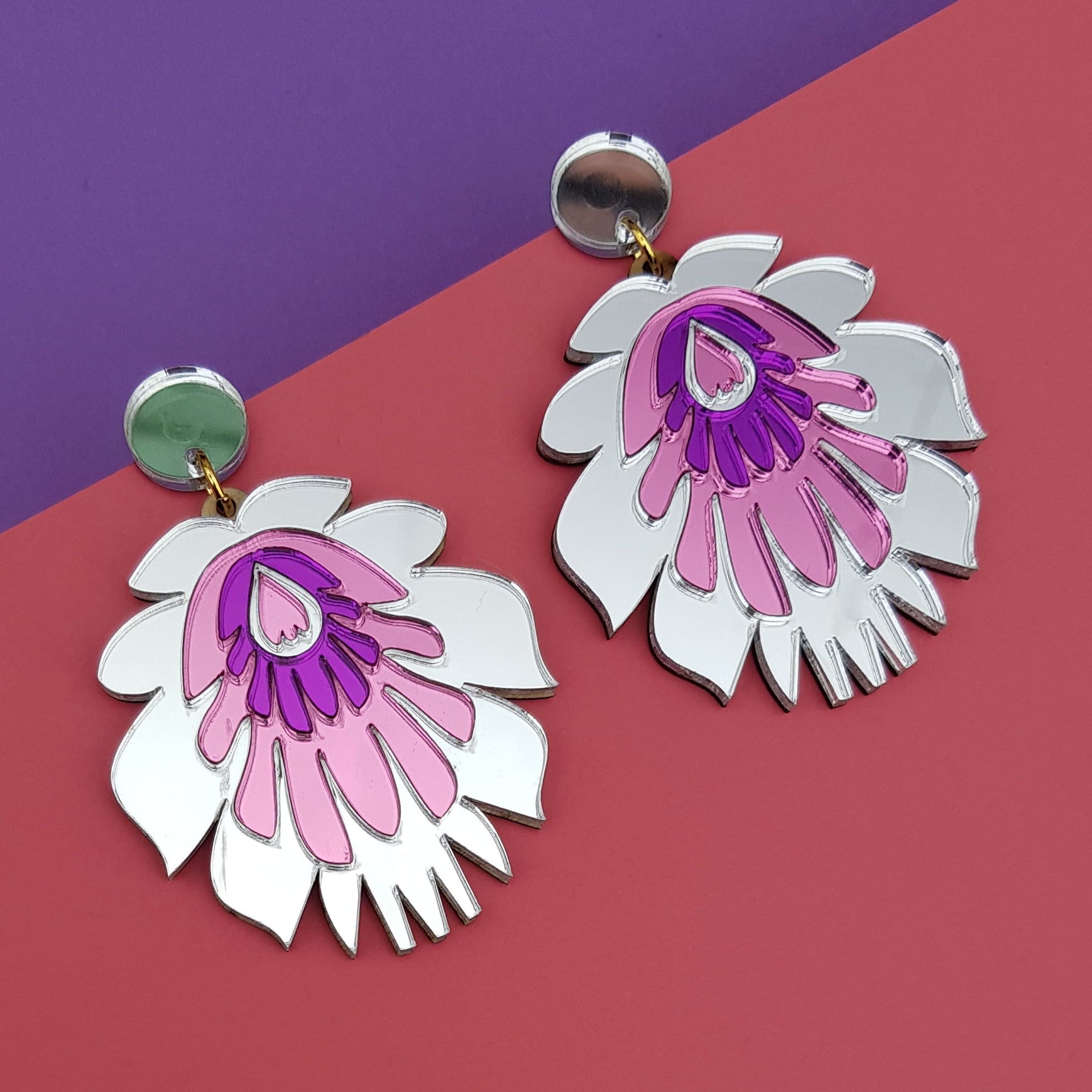 Laserskåret perspex blomsterørering