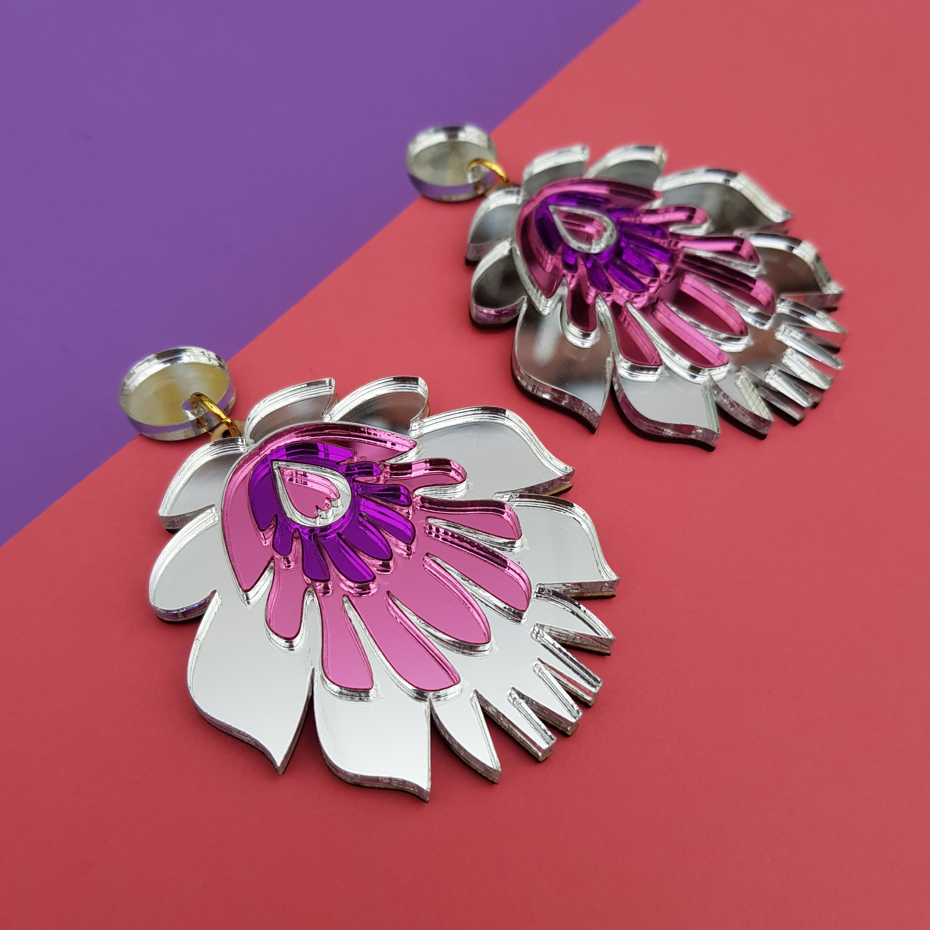 Laserskåret perspex blomsterørering