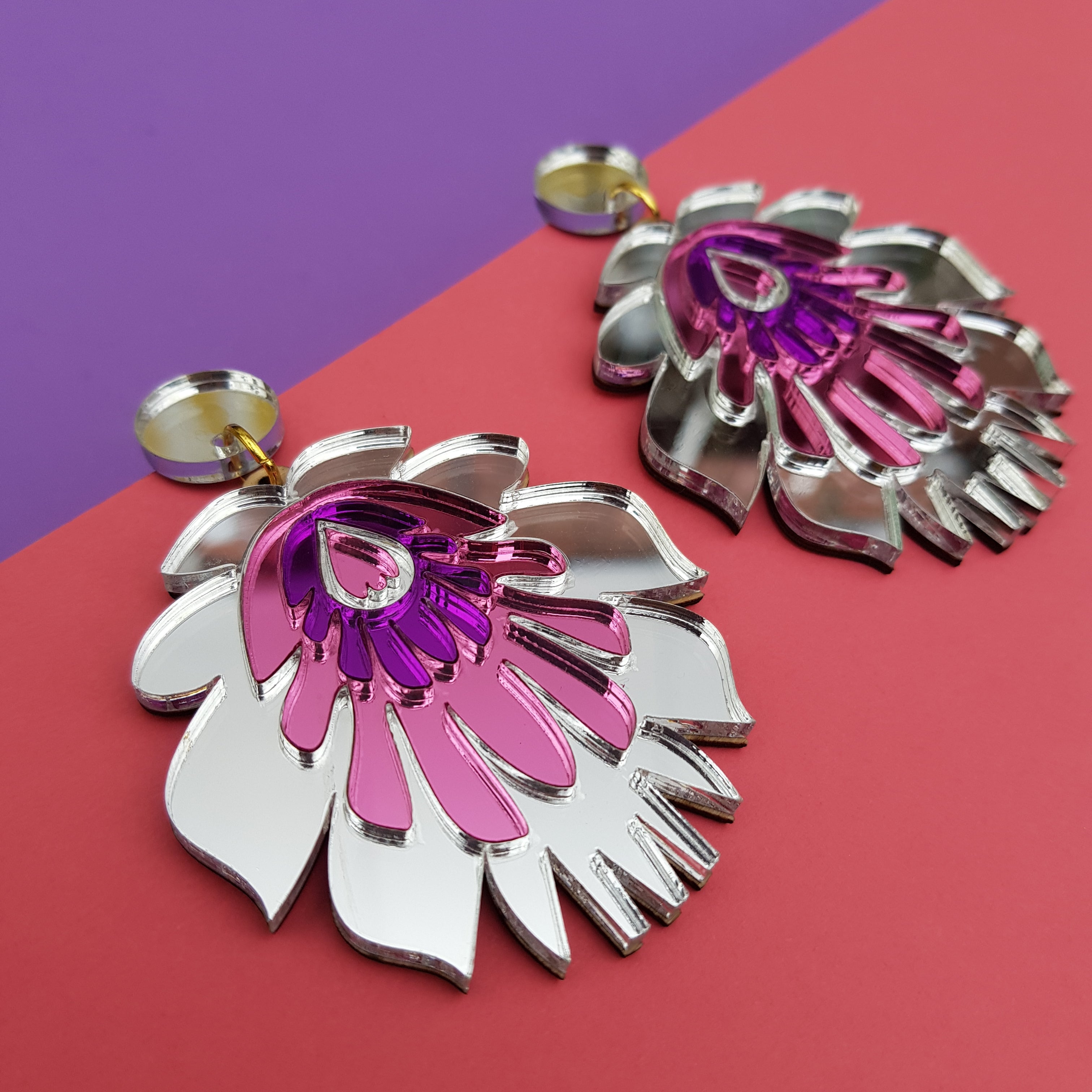 Laserskåret perspex blomsterørering