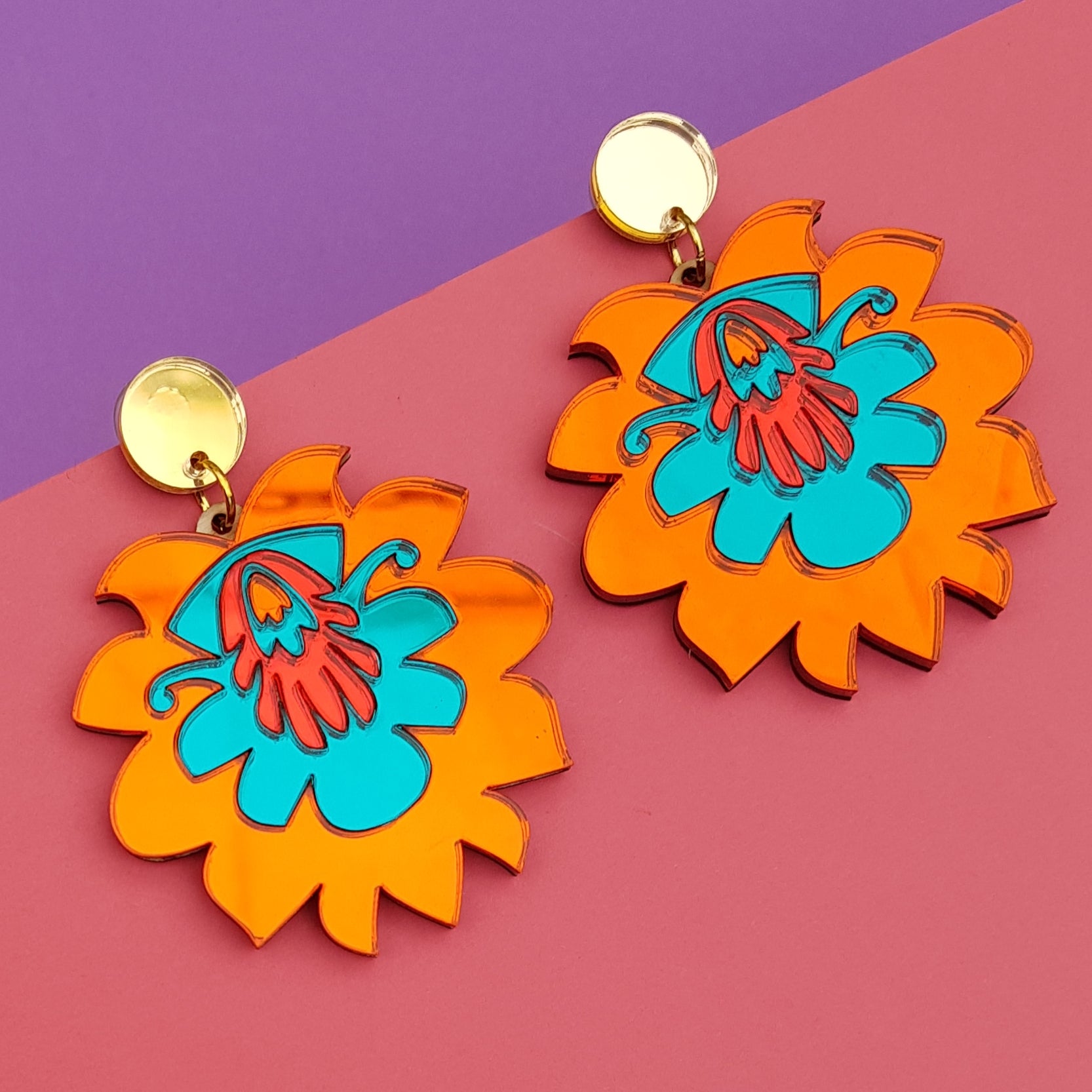 Laserskåret perspex blomsterørering
