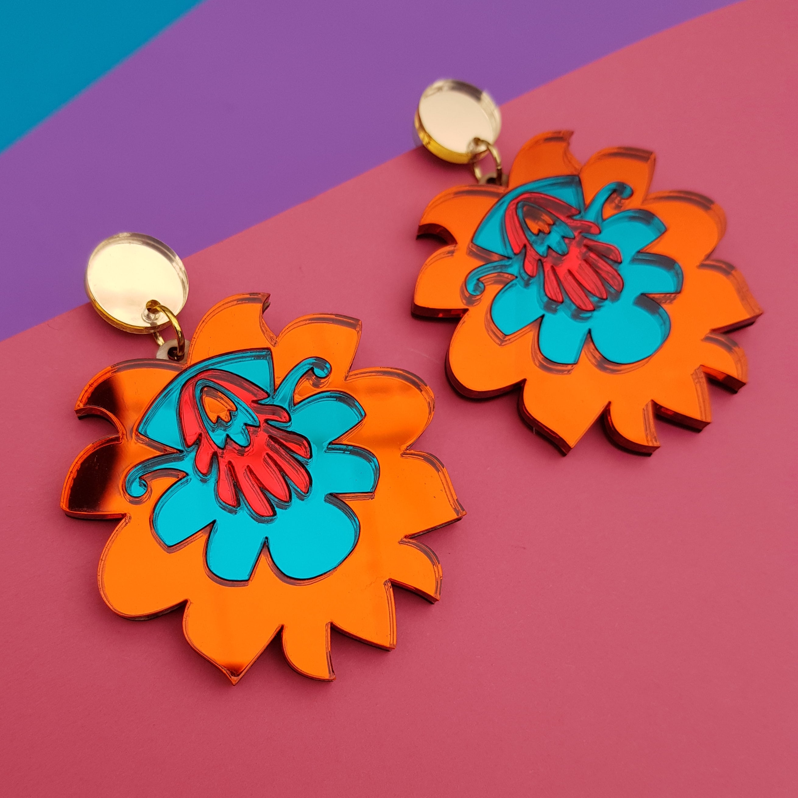 Laserskåret perspex blomsterørering