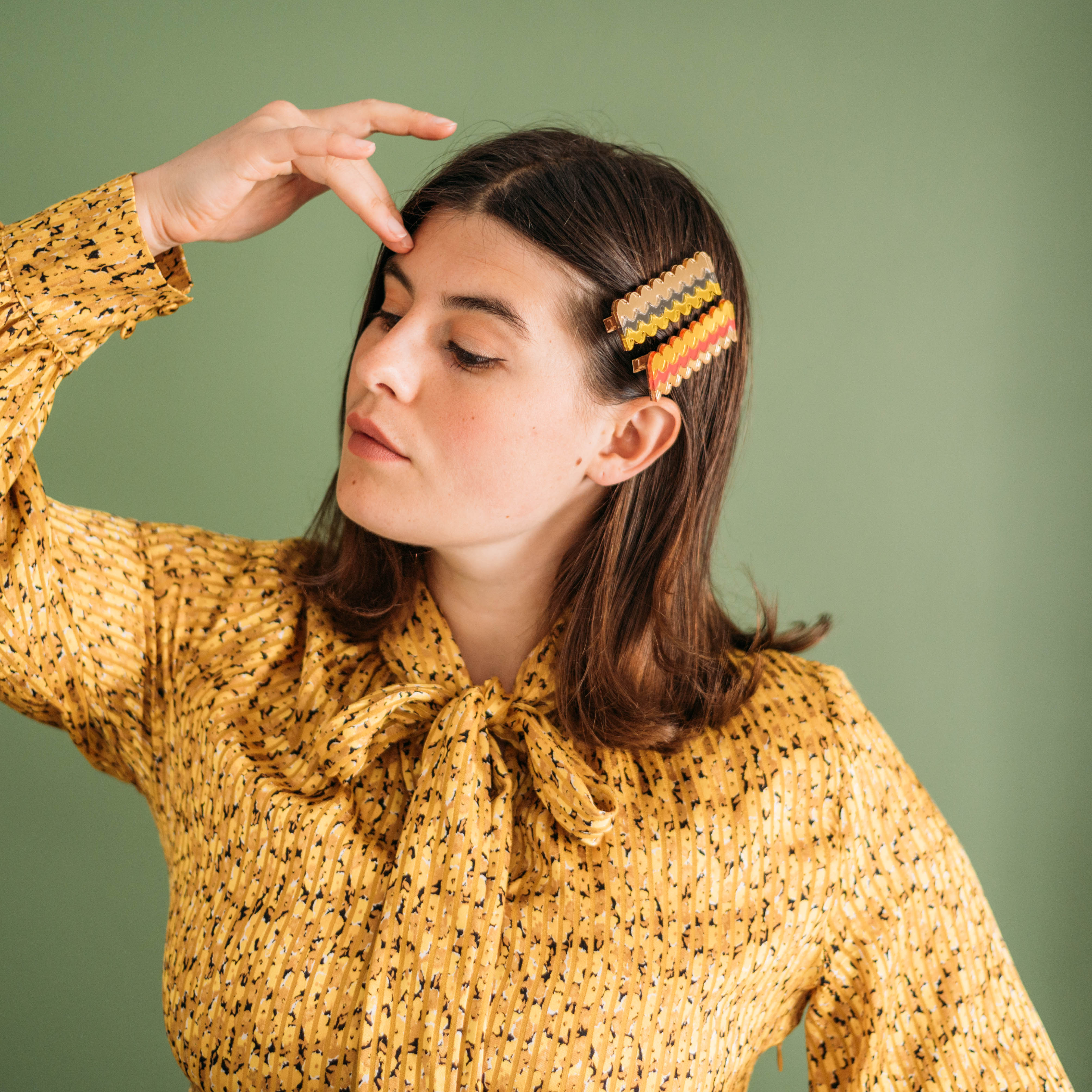 Pinces à cheveux remuantes