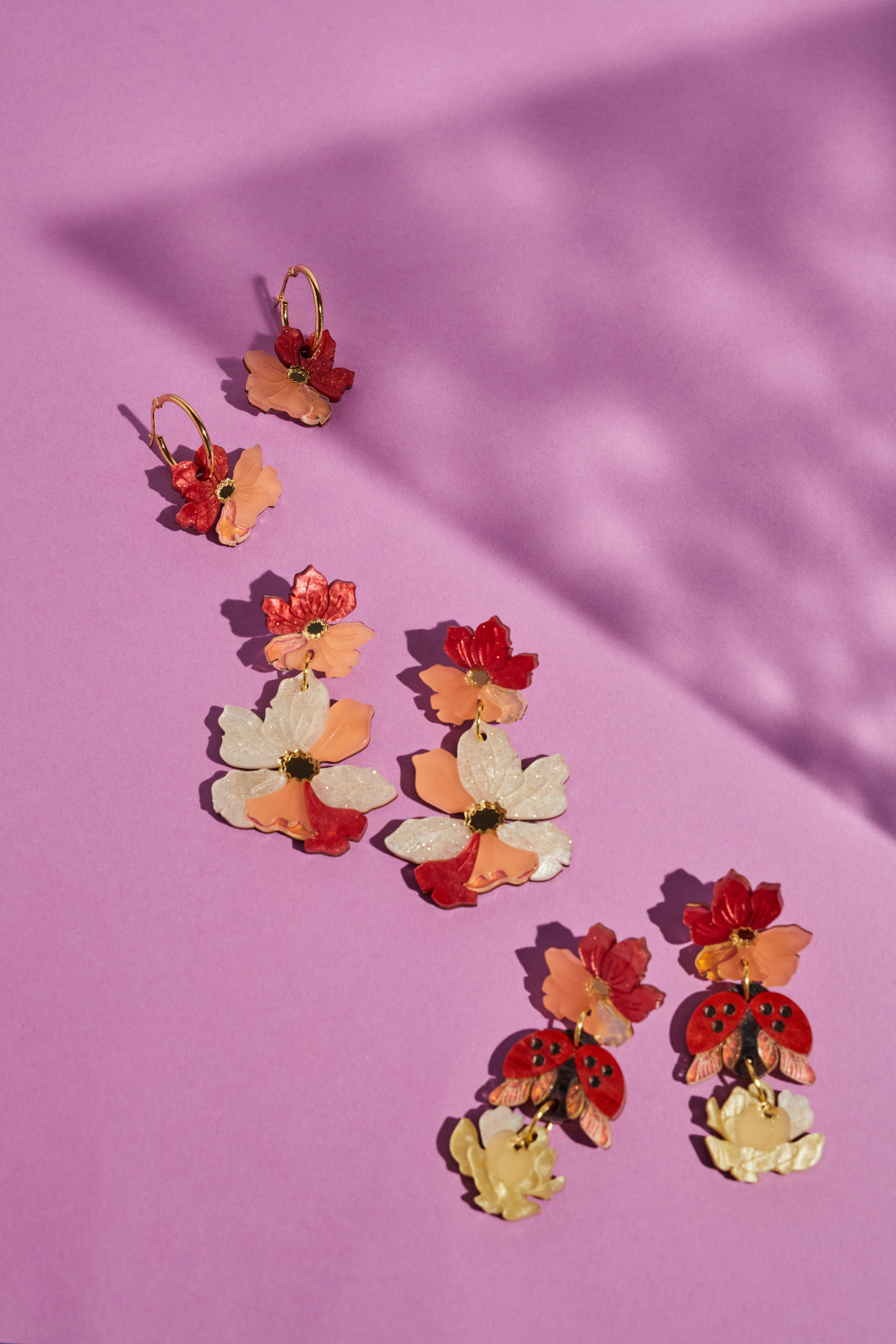 Cosmos Hoop Earrings