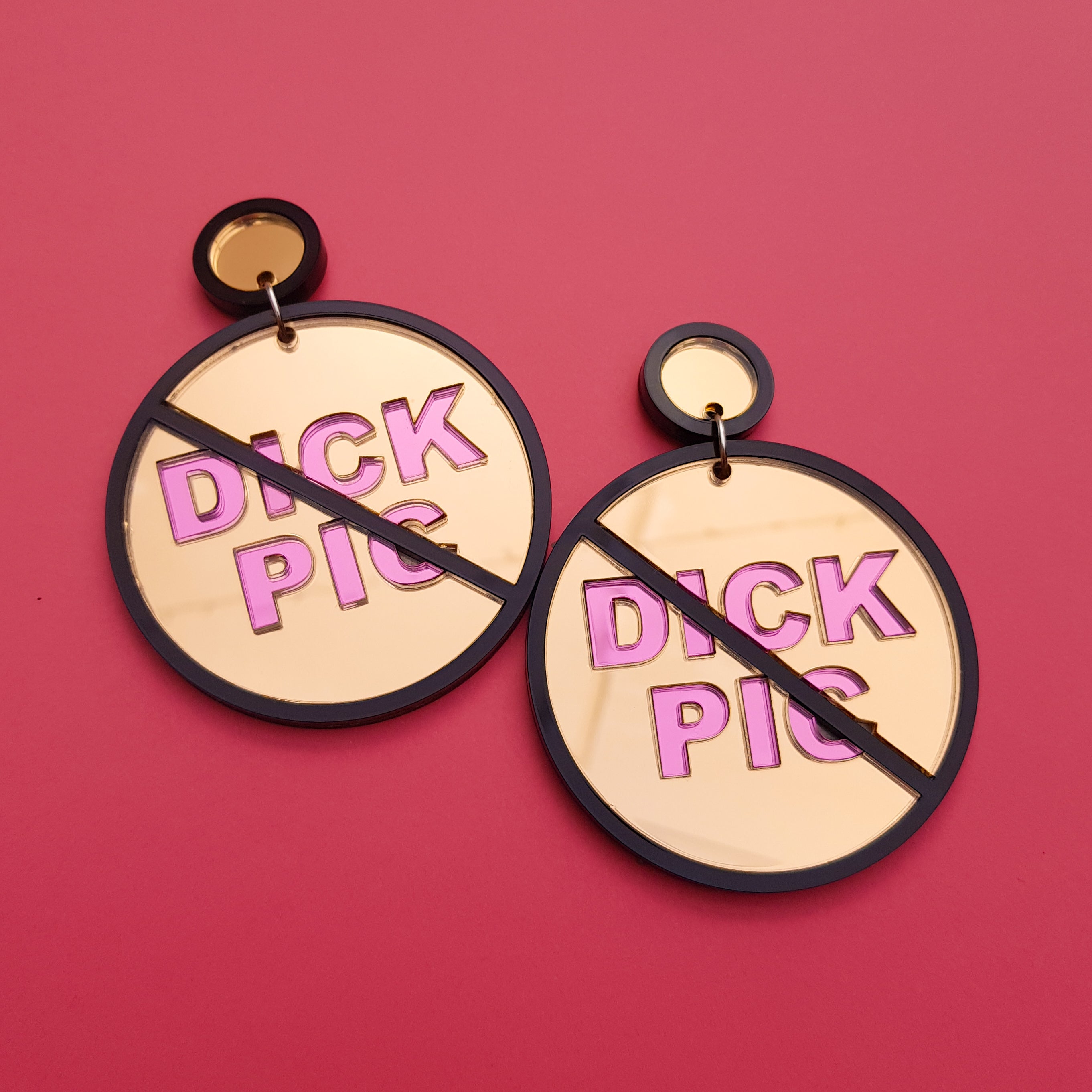 Boucles d'oreilles PAS DE DICK PIC