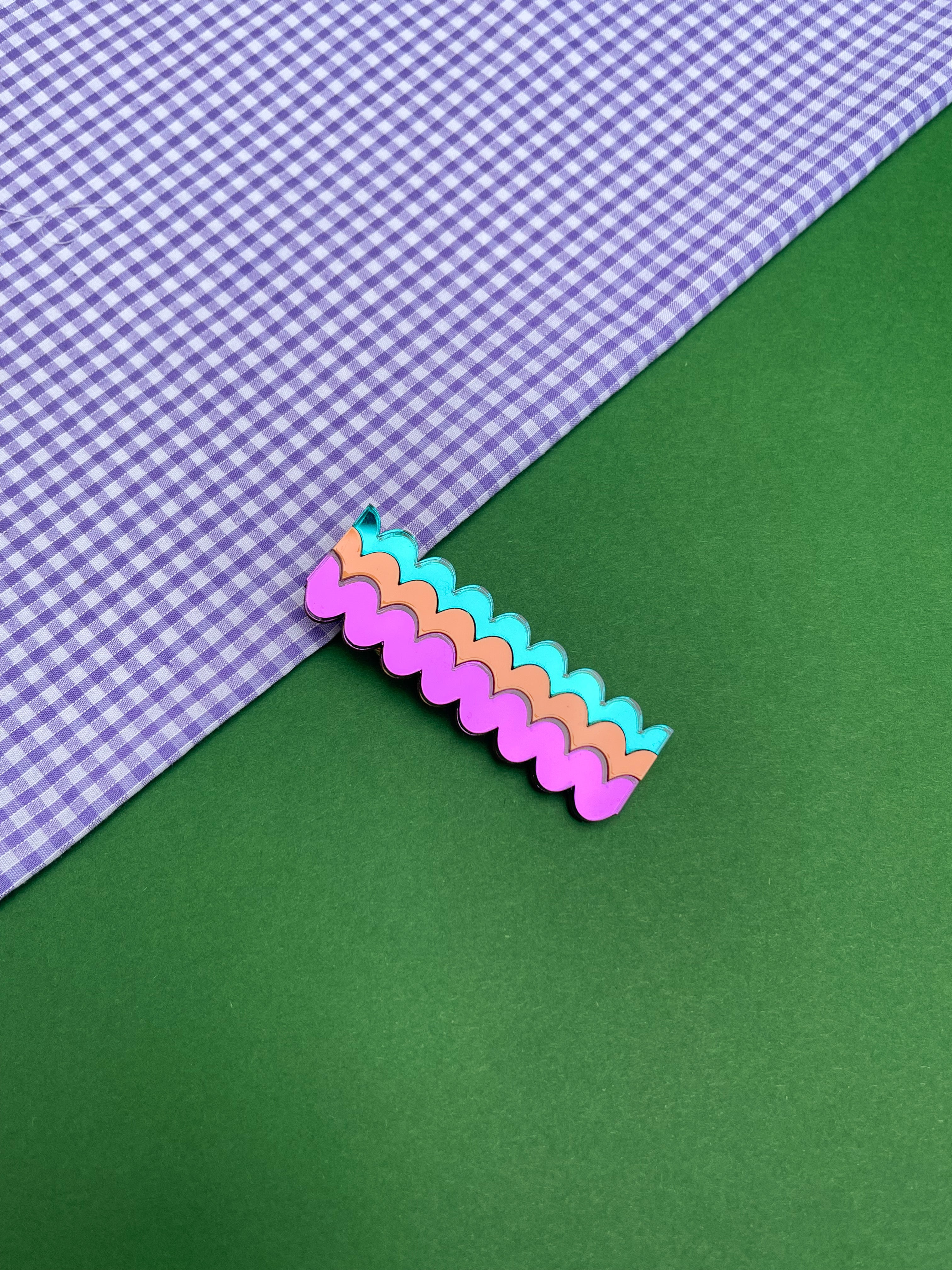 Pinces à cheveux Wiggle, couleurs vives