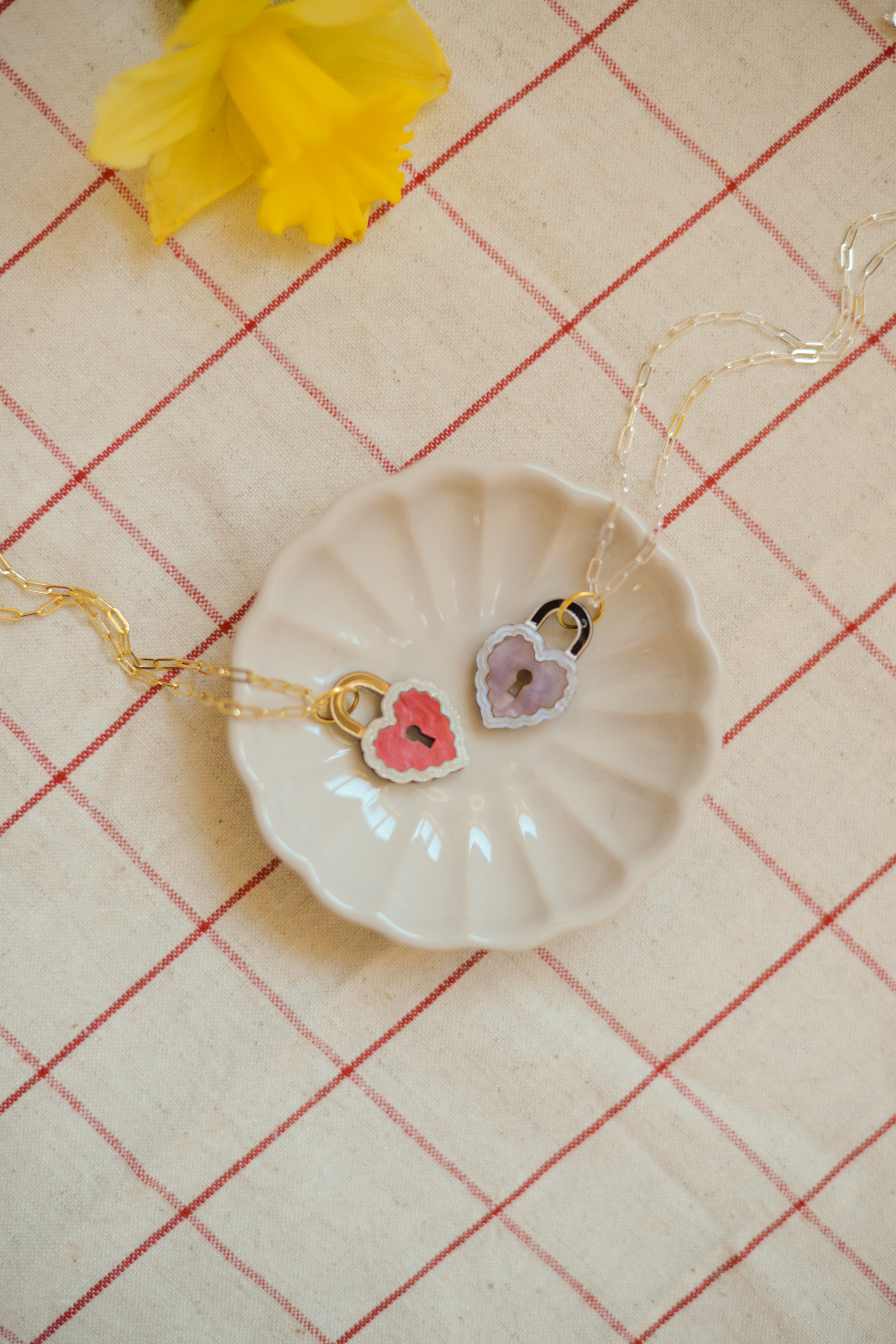 Medaljon halskæde LILAC