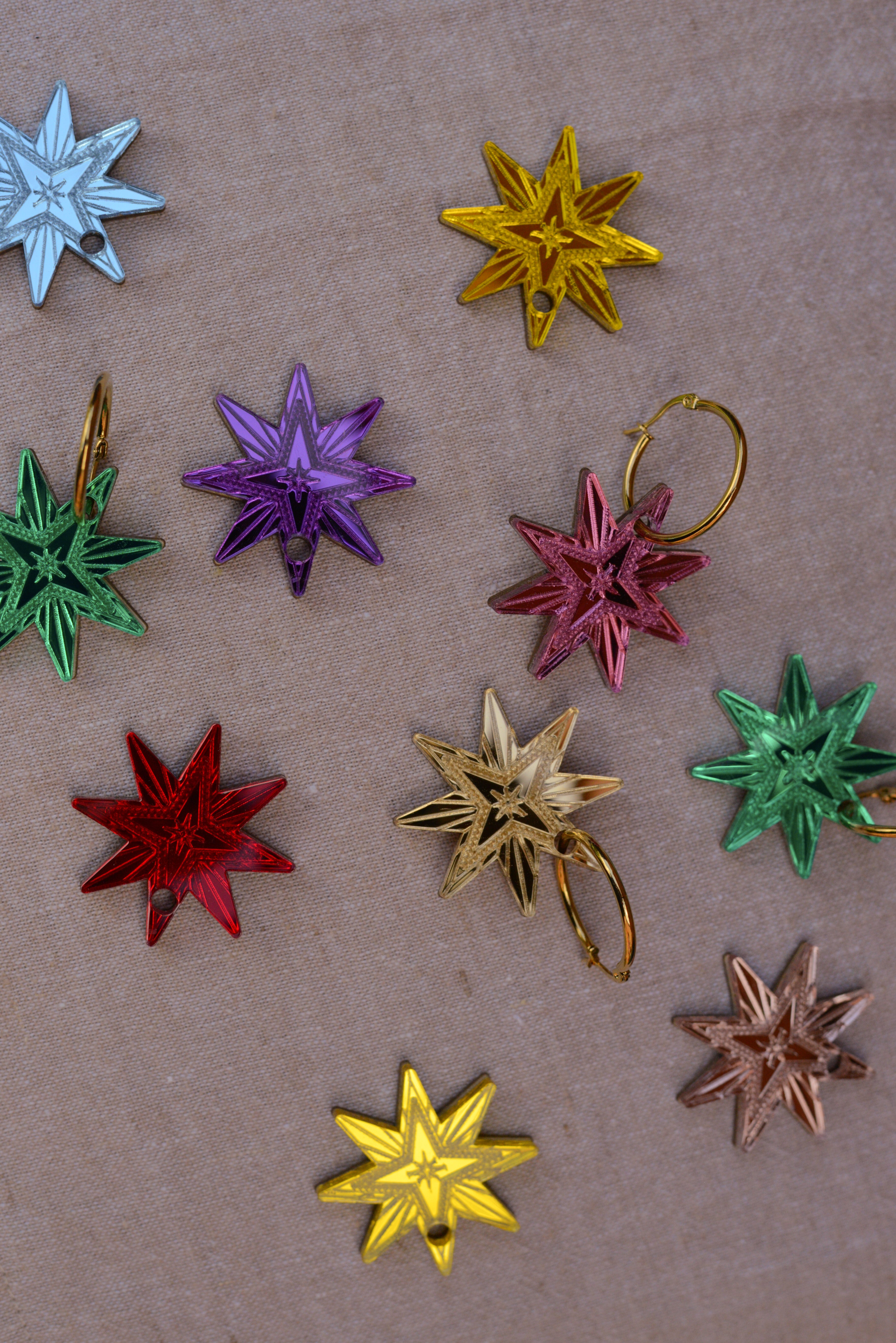 Limited Edition Star Hoop øreringe