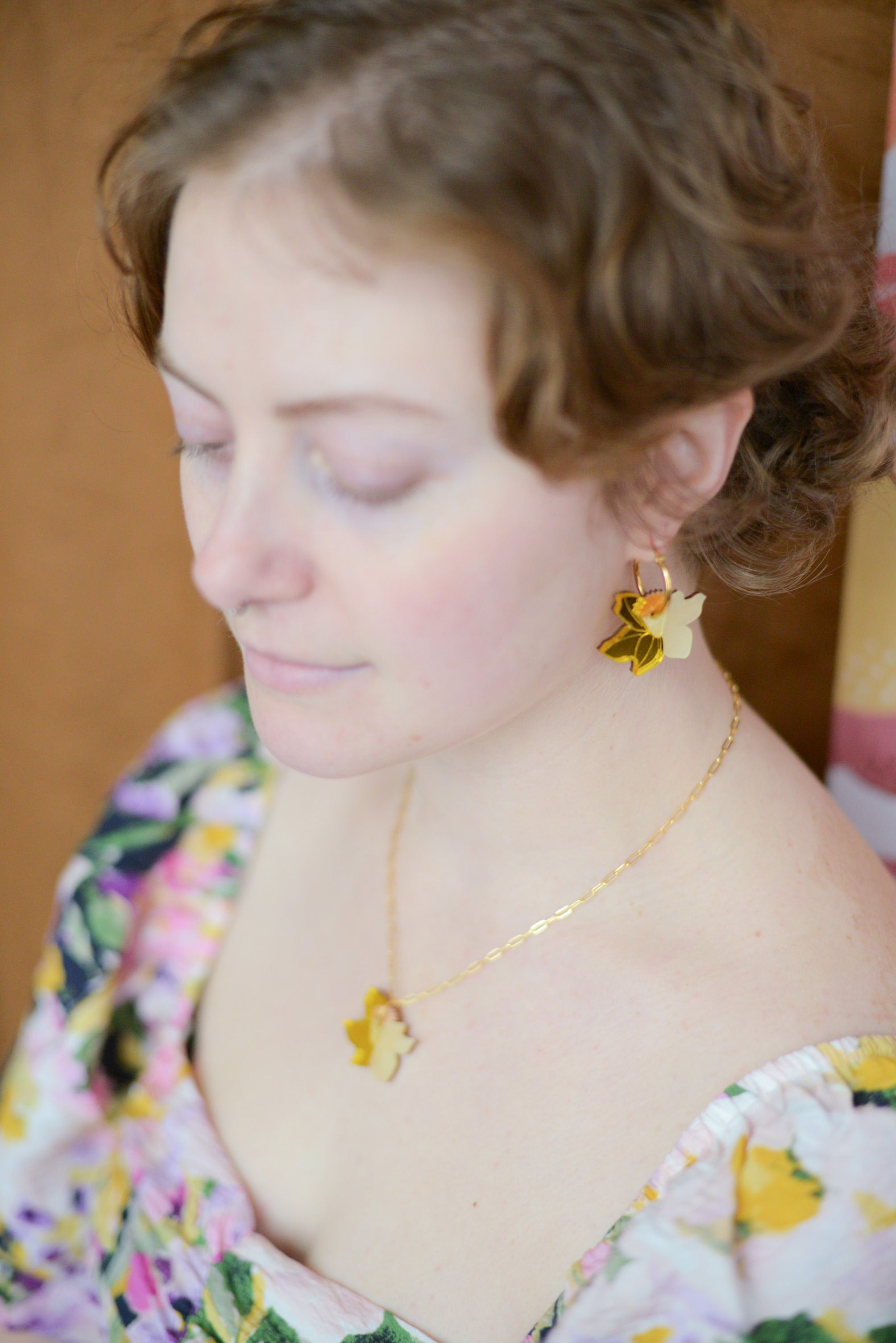 Daffodil Hoop øreringe