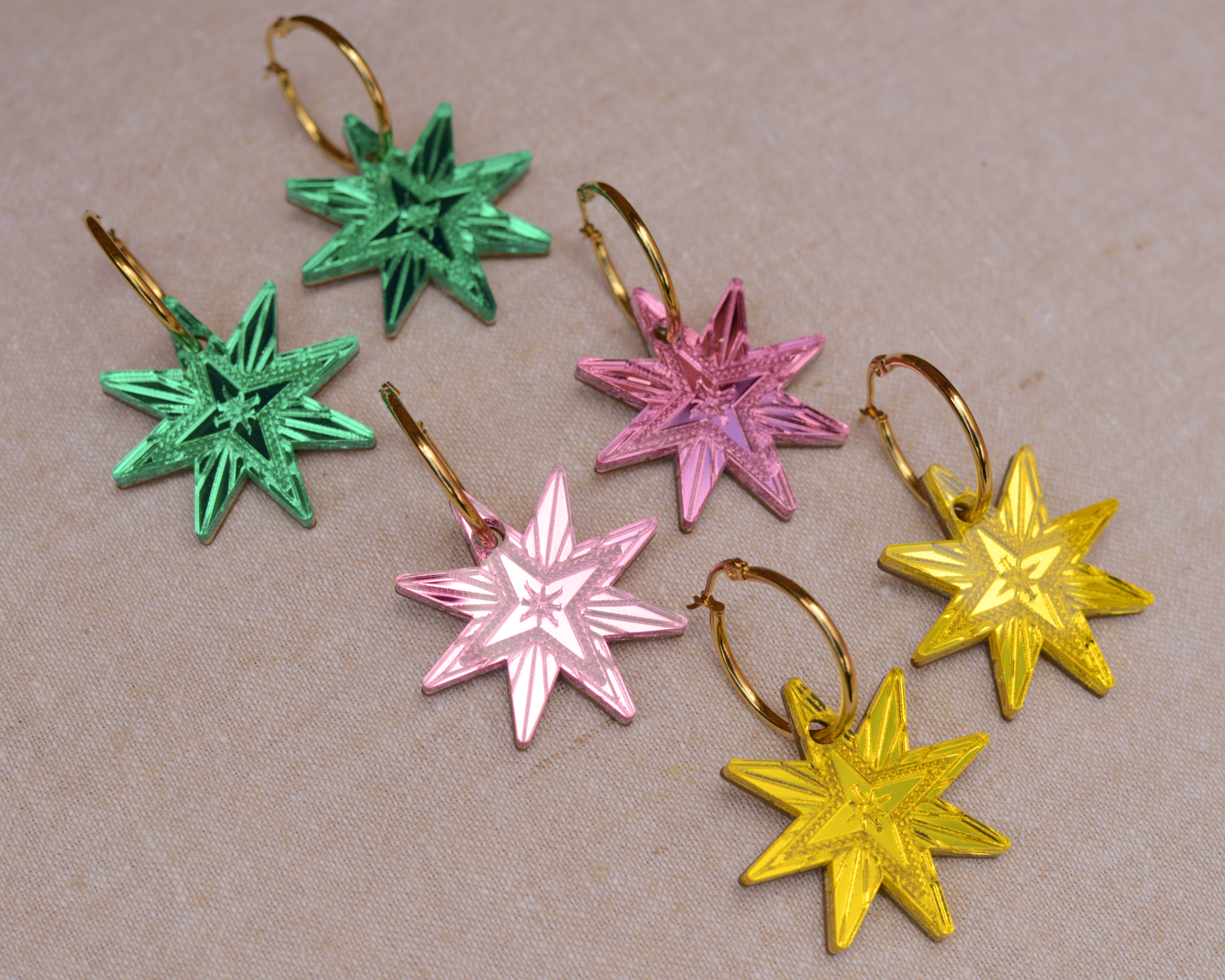 Limited Edition Star Hoop øreringe
