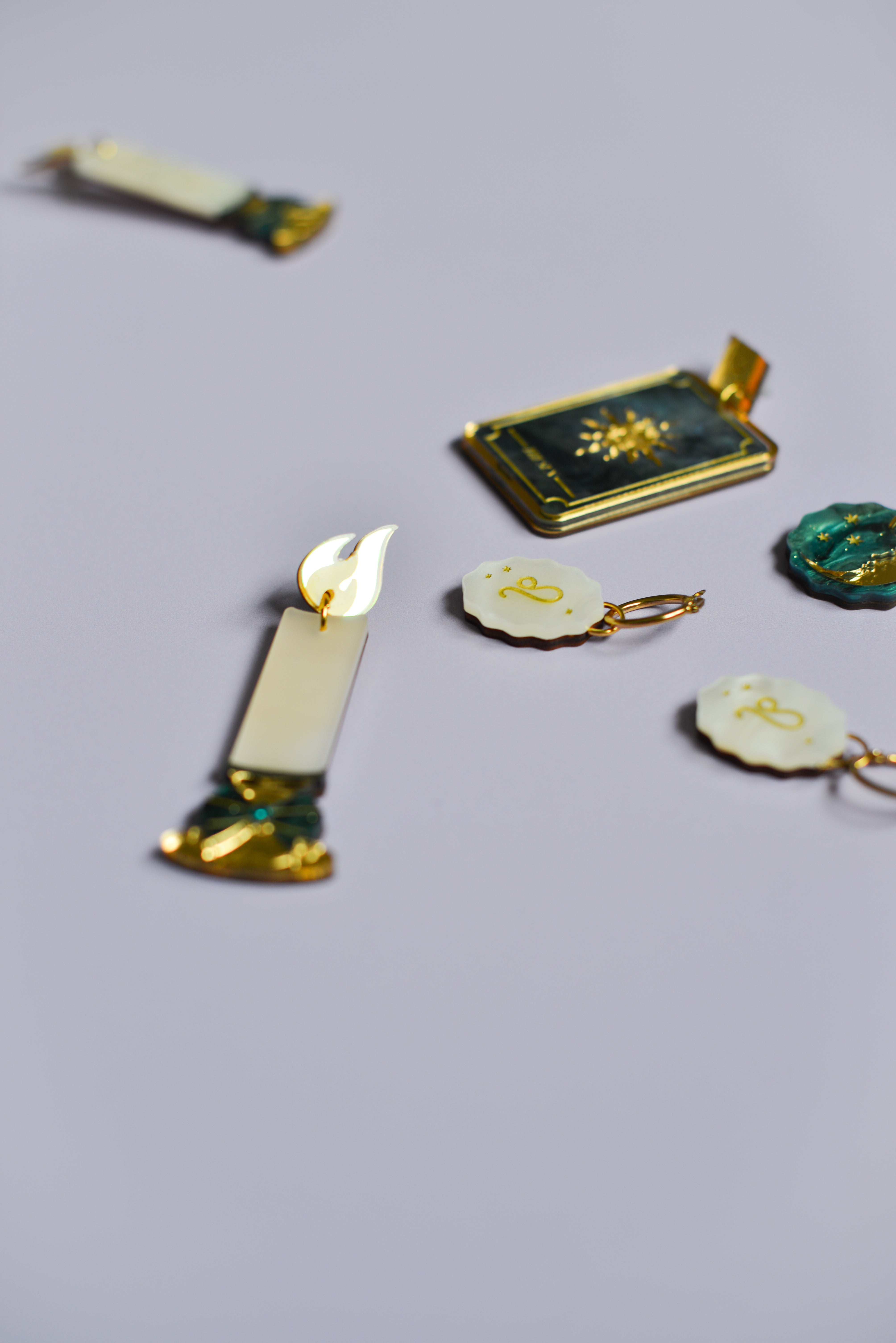 Tarot Card Earrings