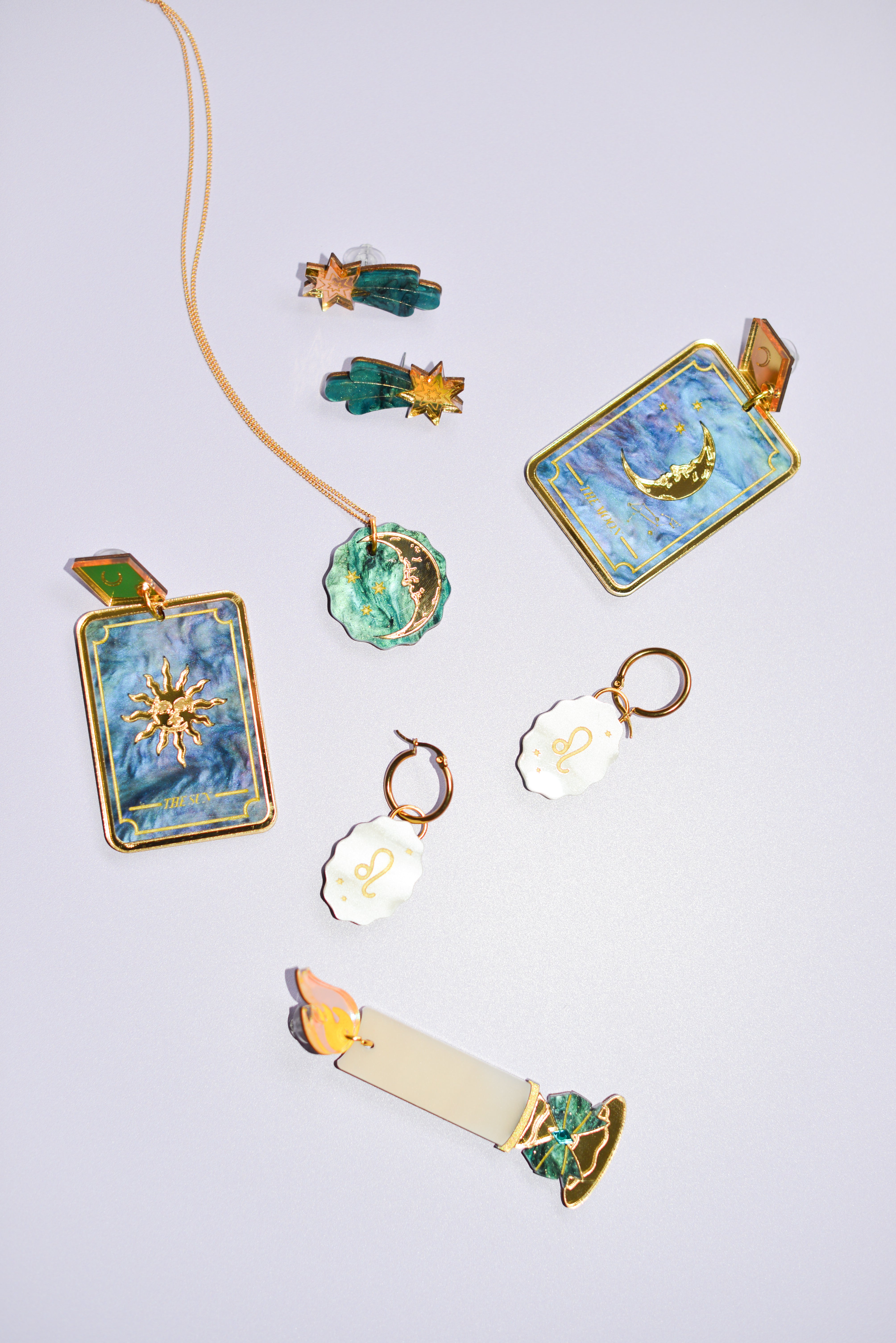 Tarot Card Earrings