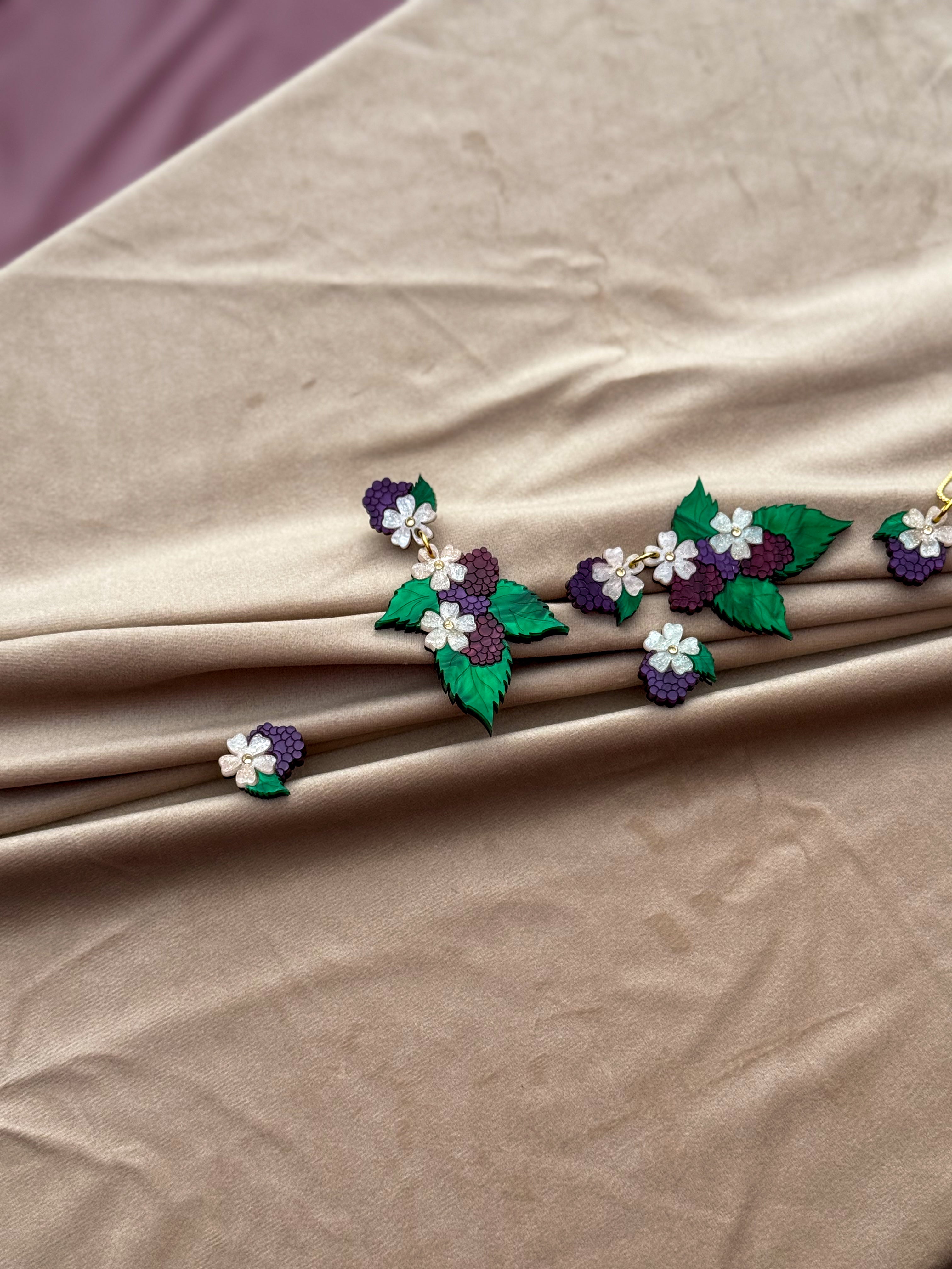 BlackBerry Statement Earrings