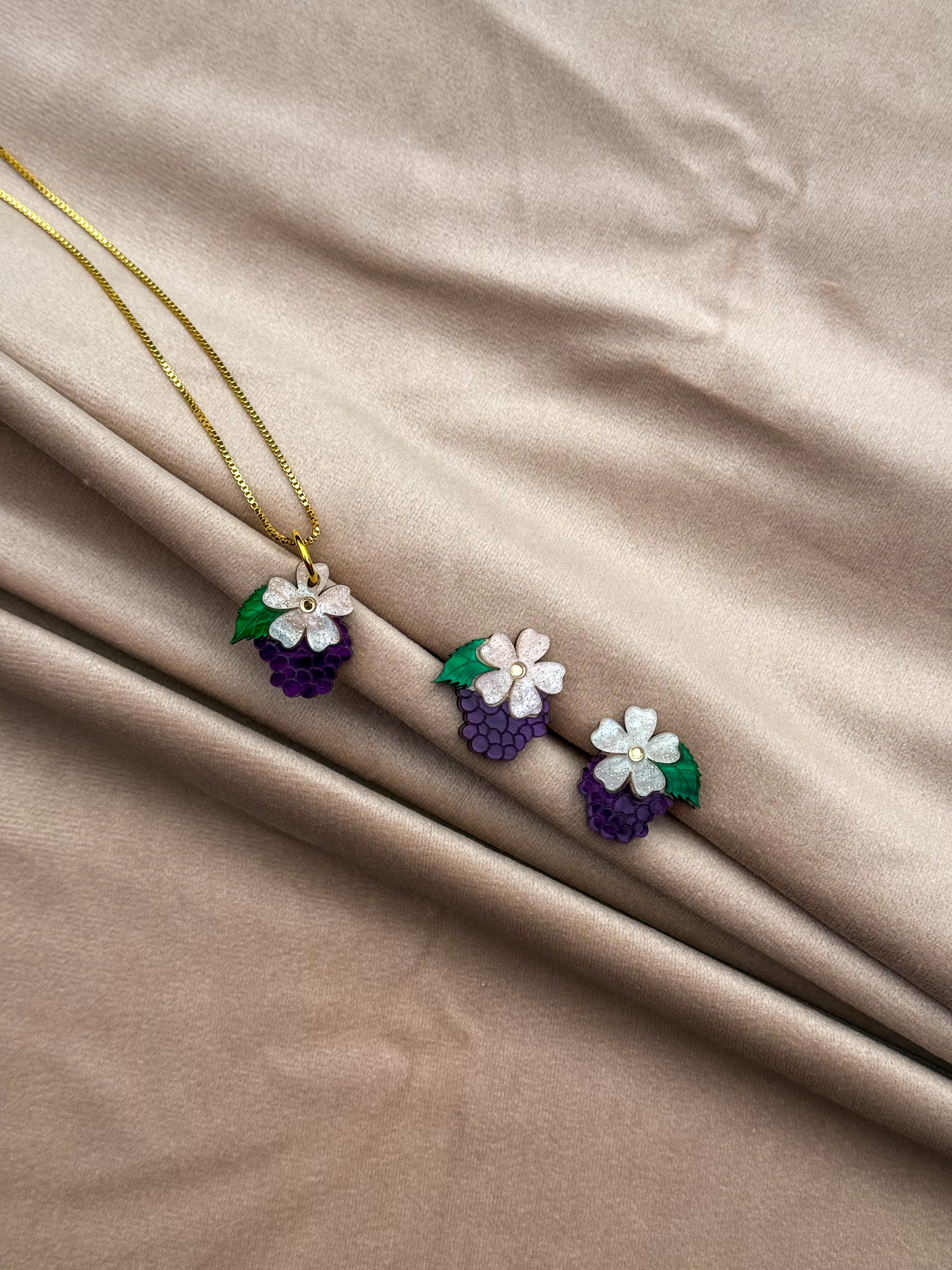Blackberry Mini Necklace