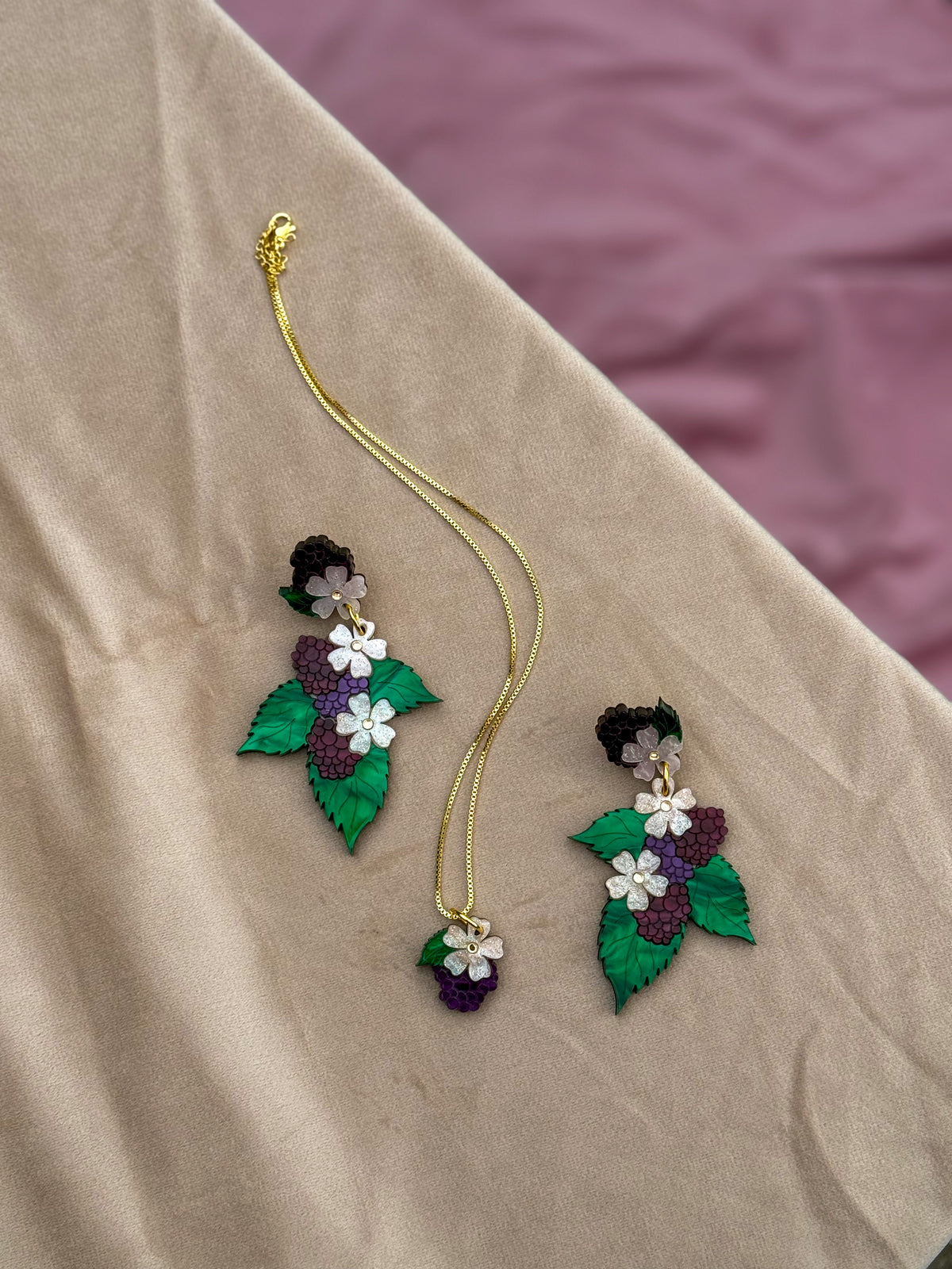 Blackberry Mini Necklace