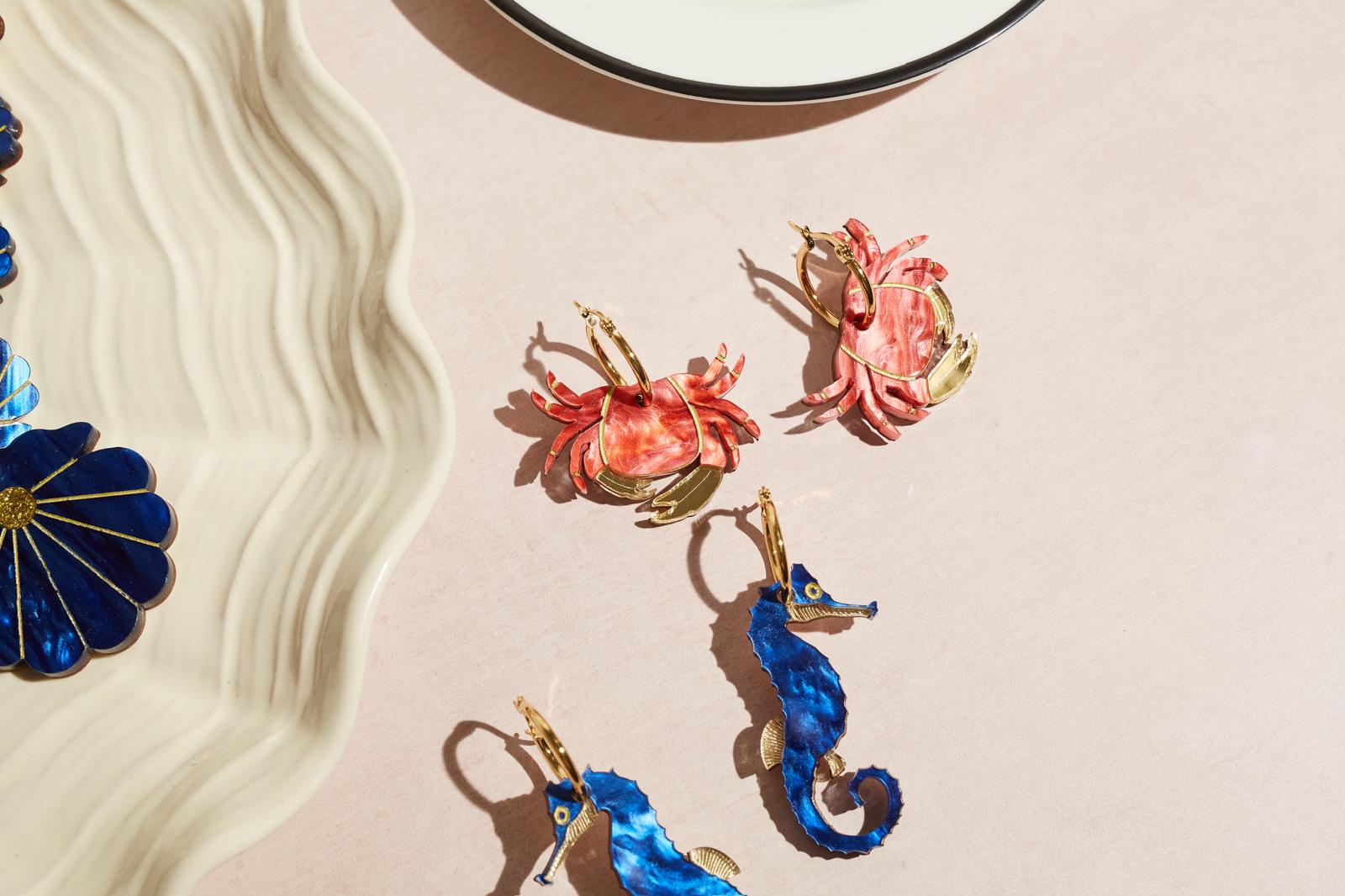 Seahorse Hoop Royal Blue
