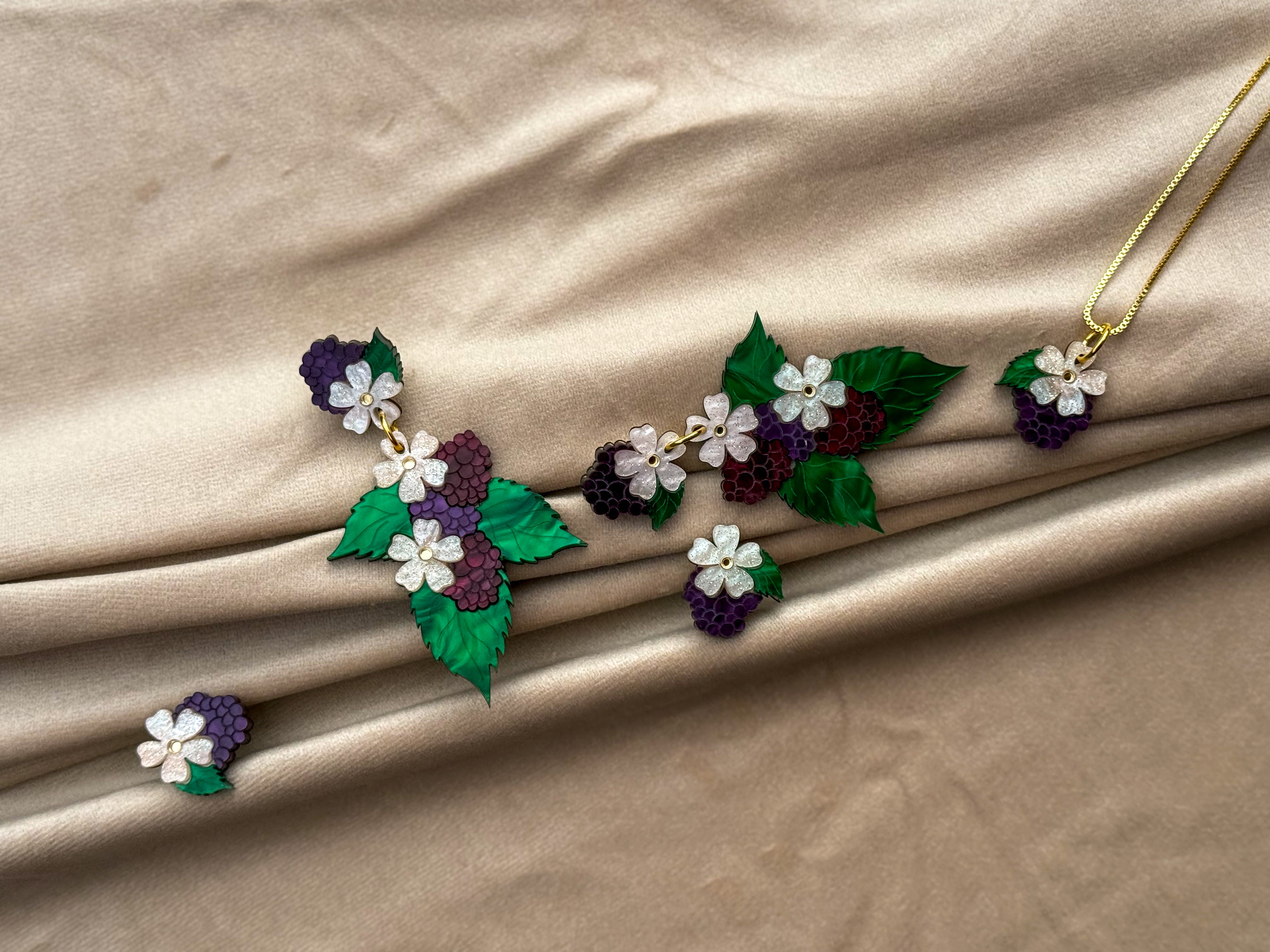 BlackBerry Statement Earrings