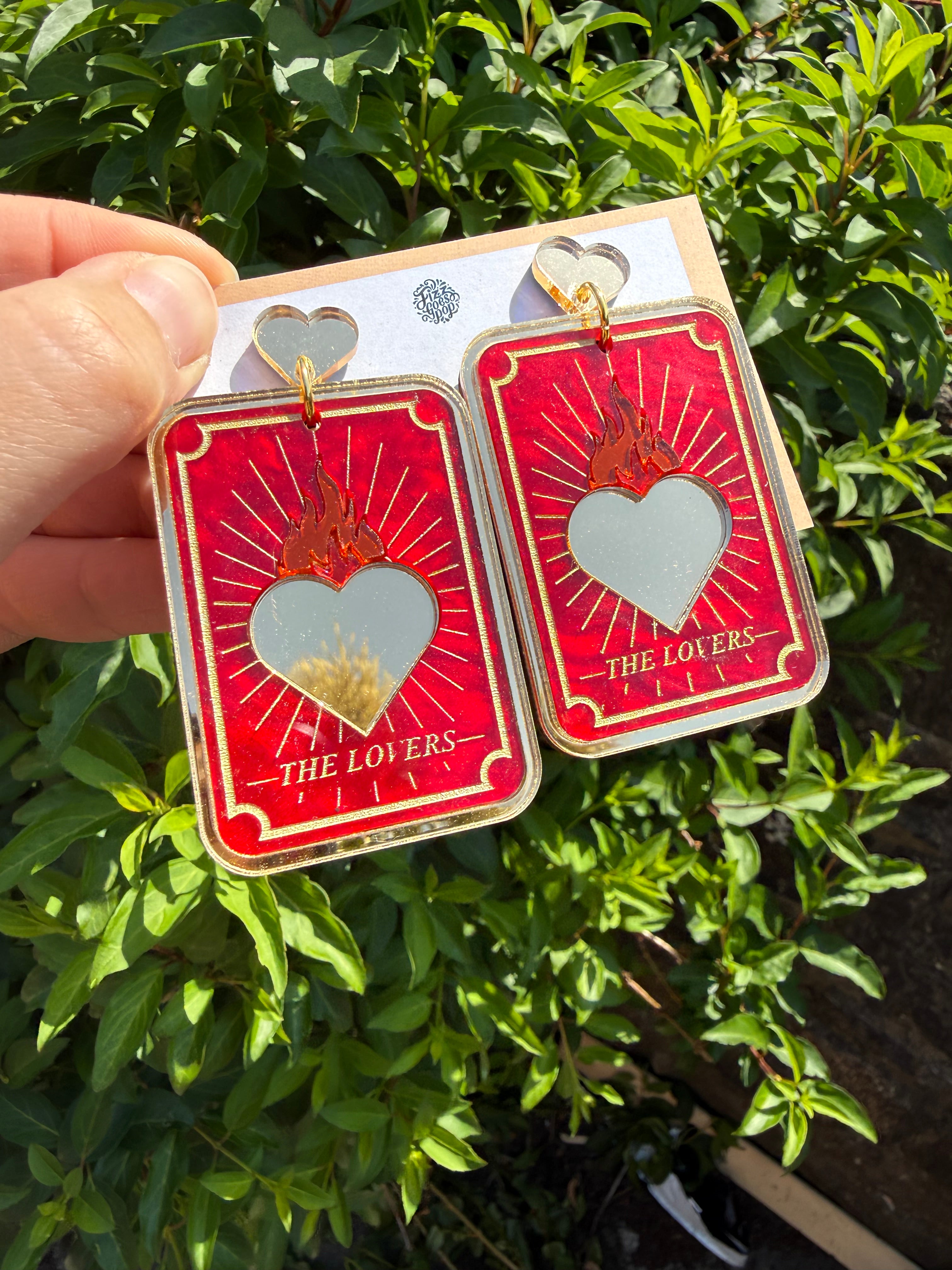 Lovers Tarot Earrings.