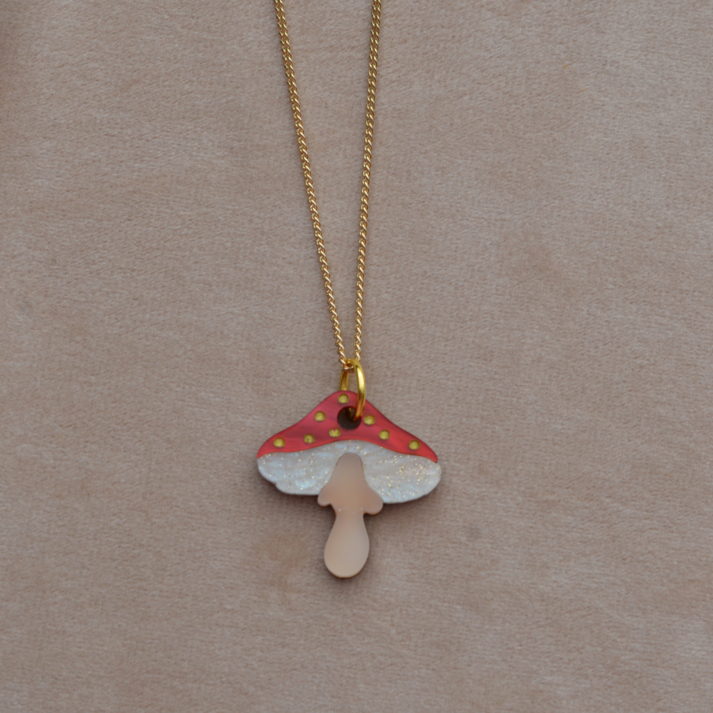 Mushroom/Toadstool Necklace