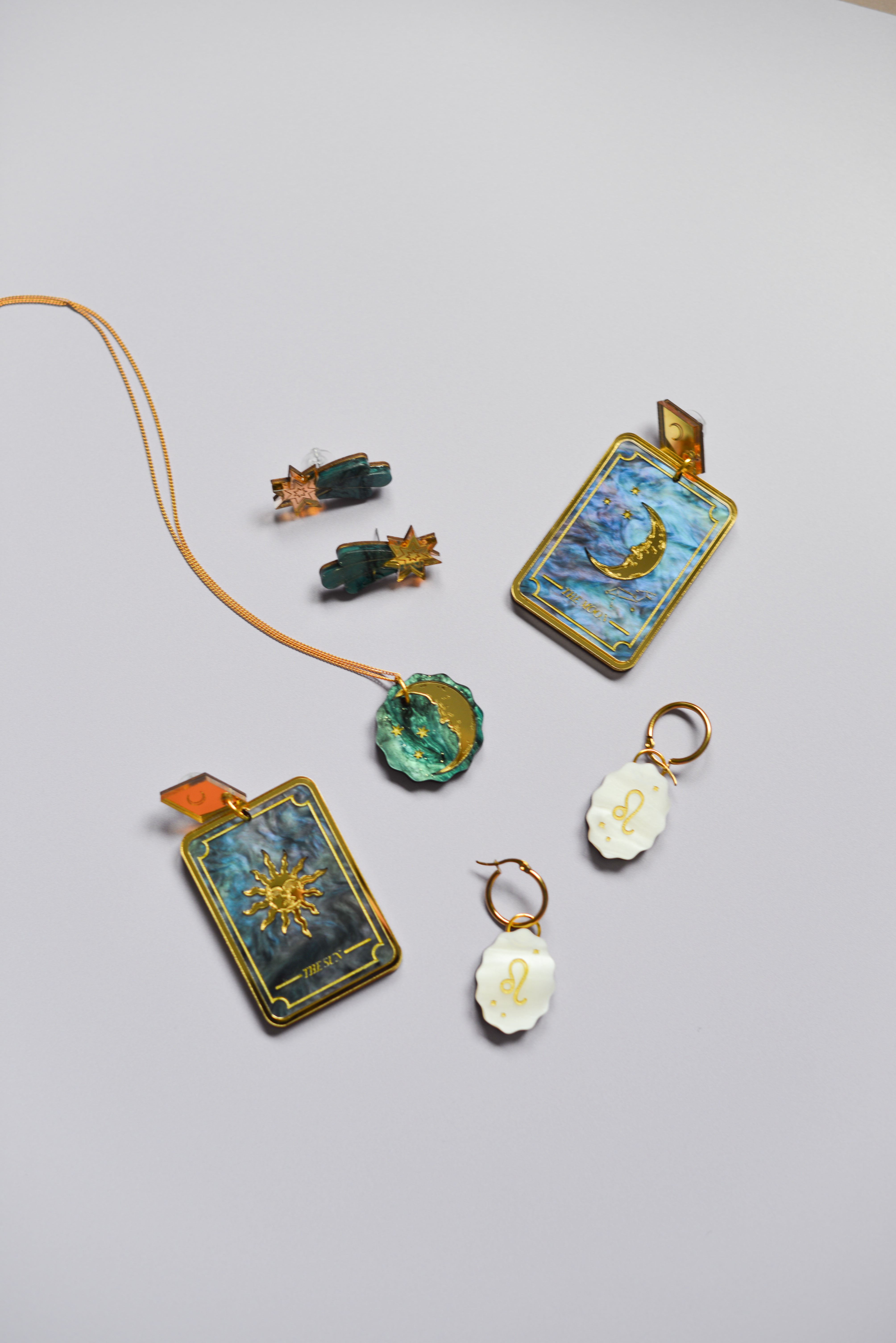 Tarot Card Earrings