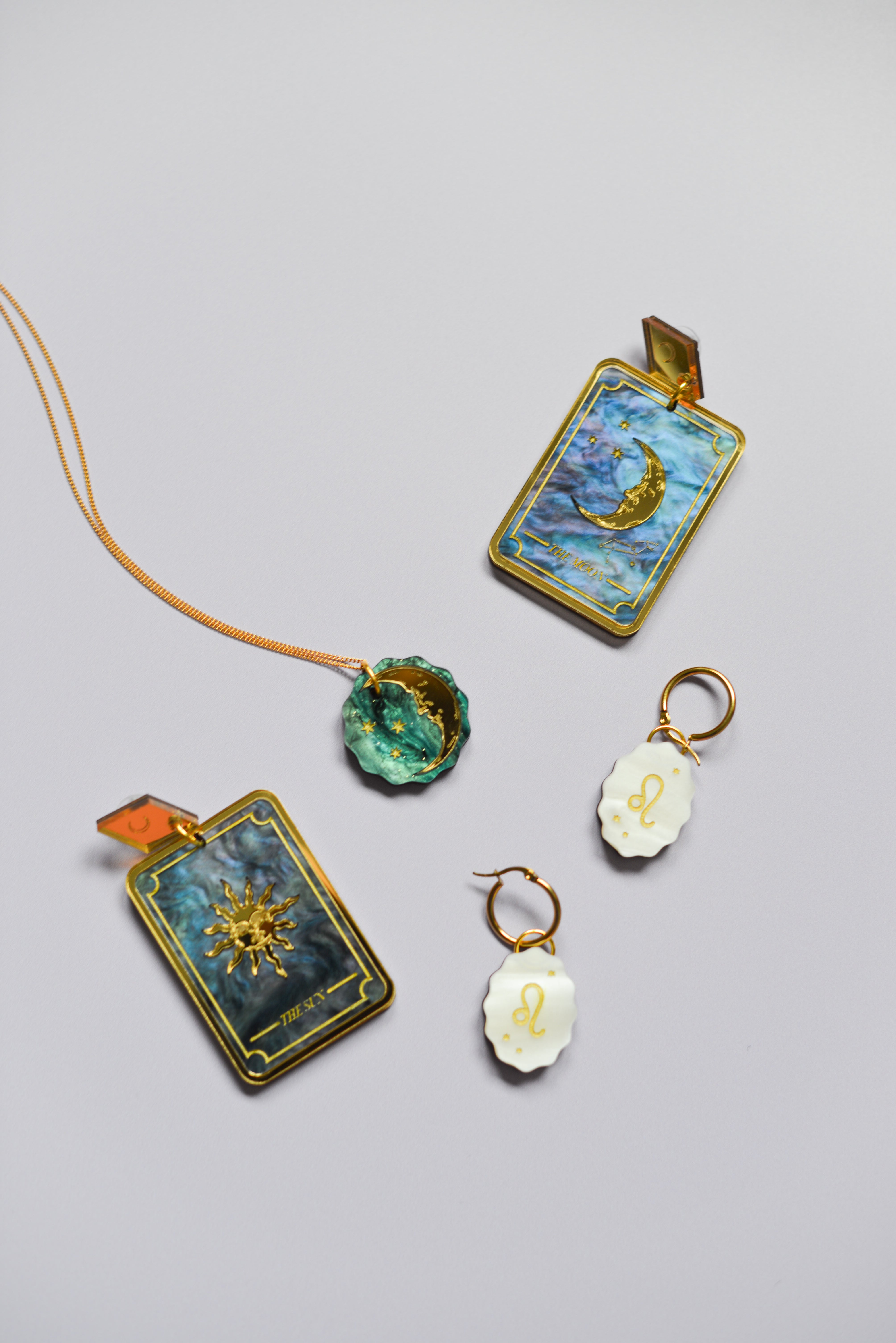 Tarot Card Earrings