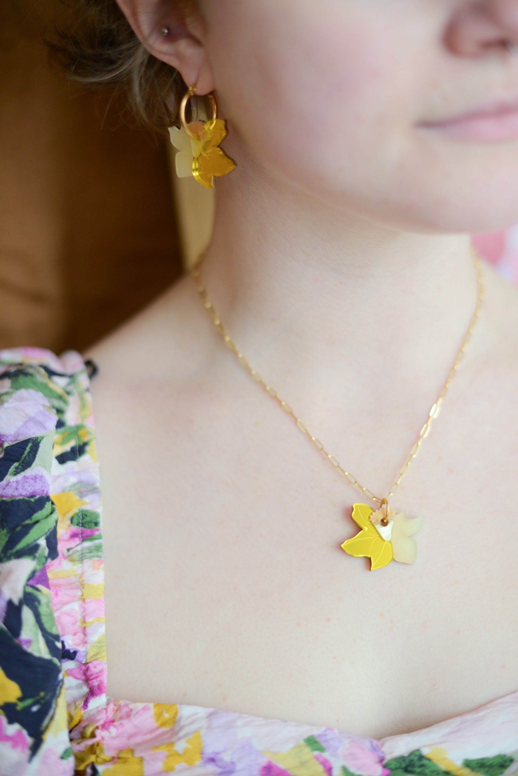 Daffodil Earring Workshop- Wed 20th March 6-8.30pm @ Teacups & Cupcakes