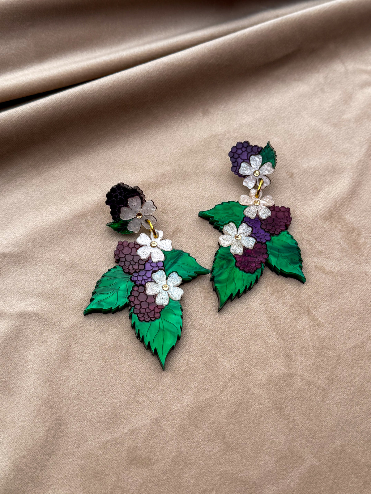 BlackBerry Statement Earrings
