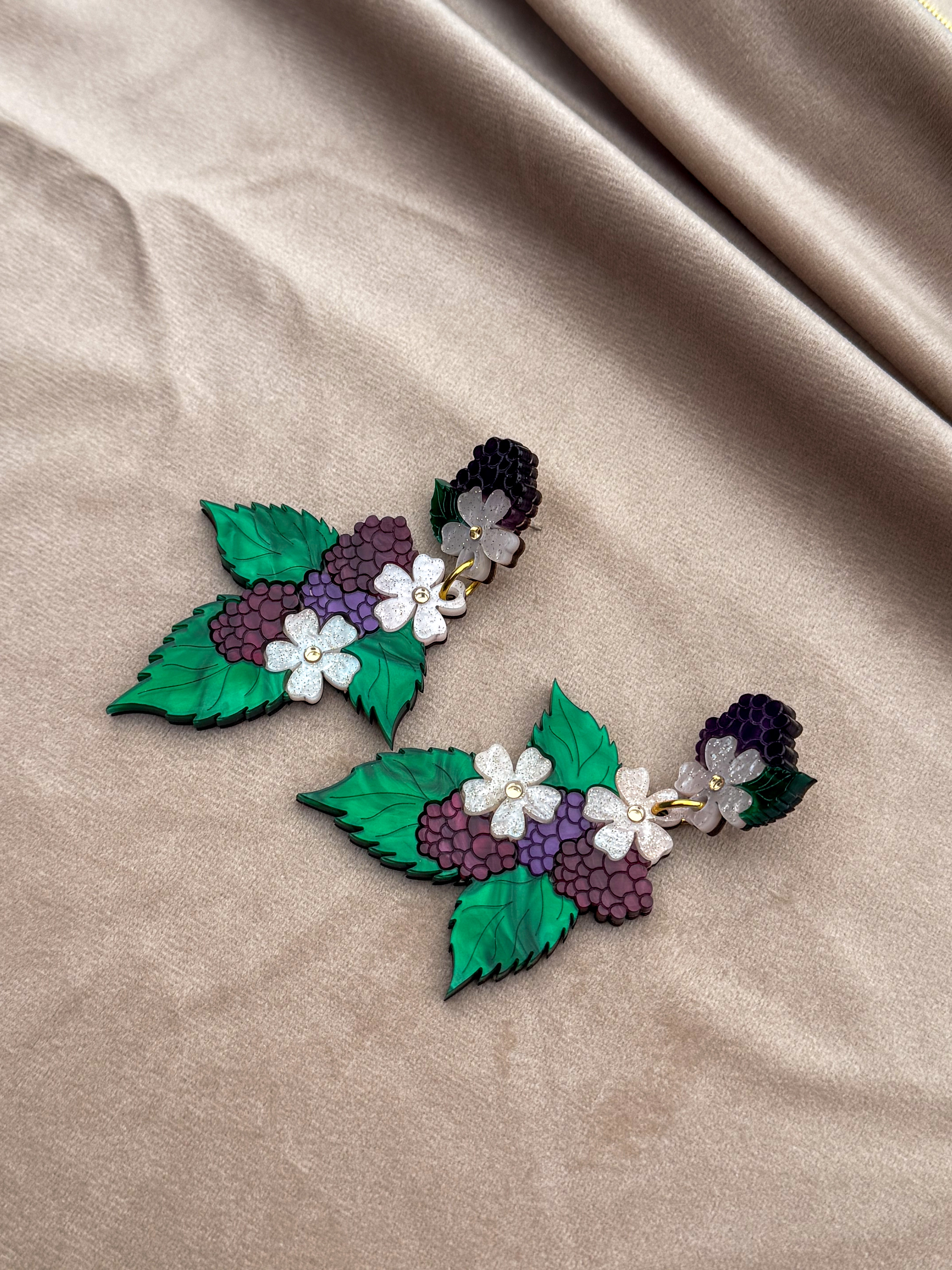 BlackBerry Statement Earrings