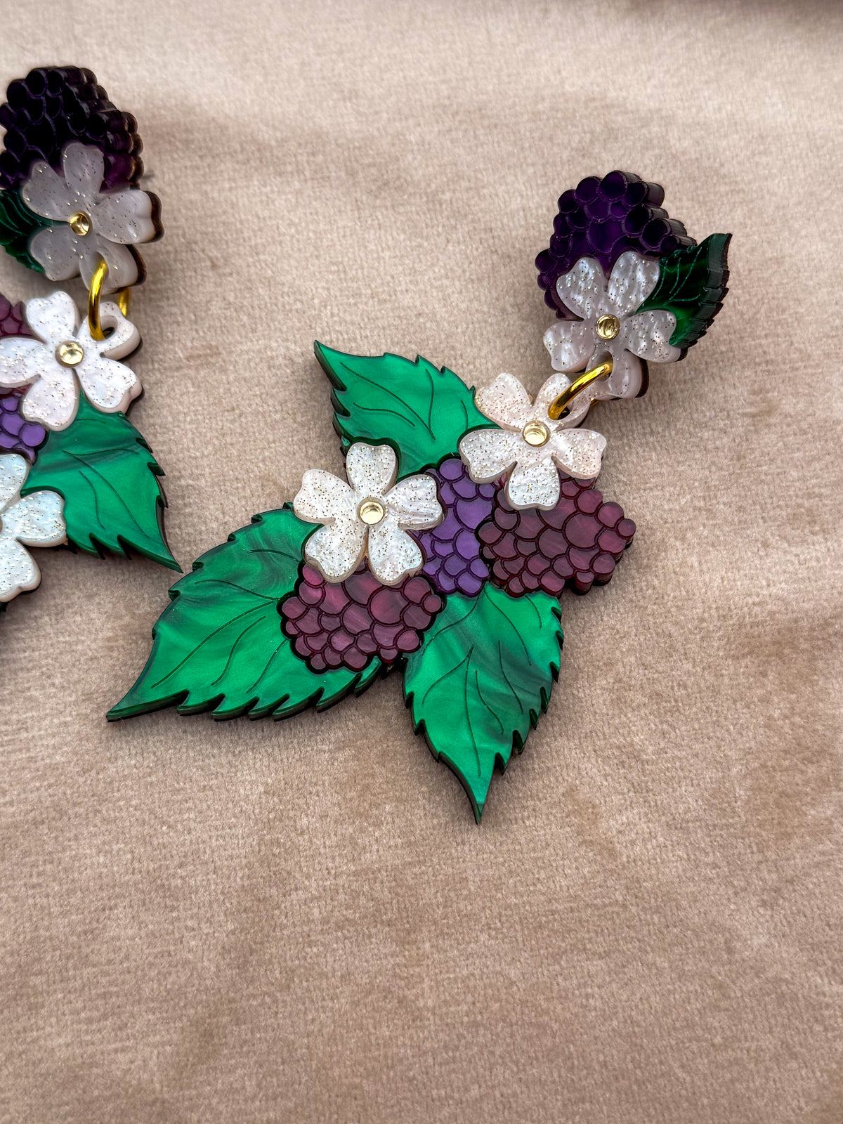 BlackBerry Statement Earrings