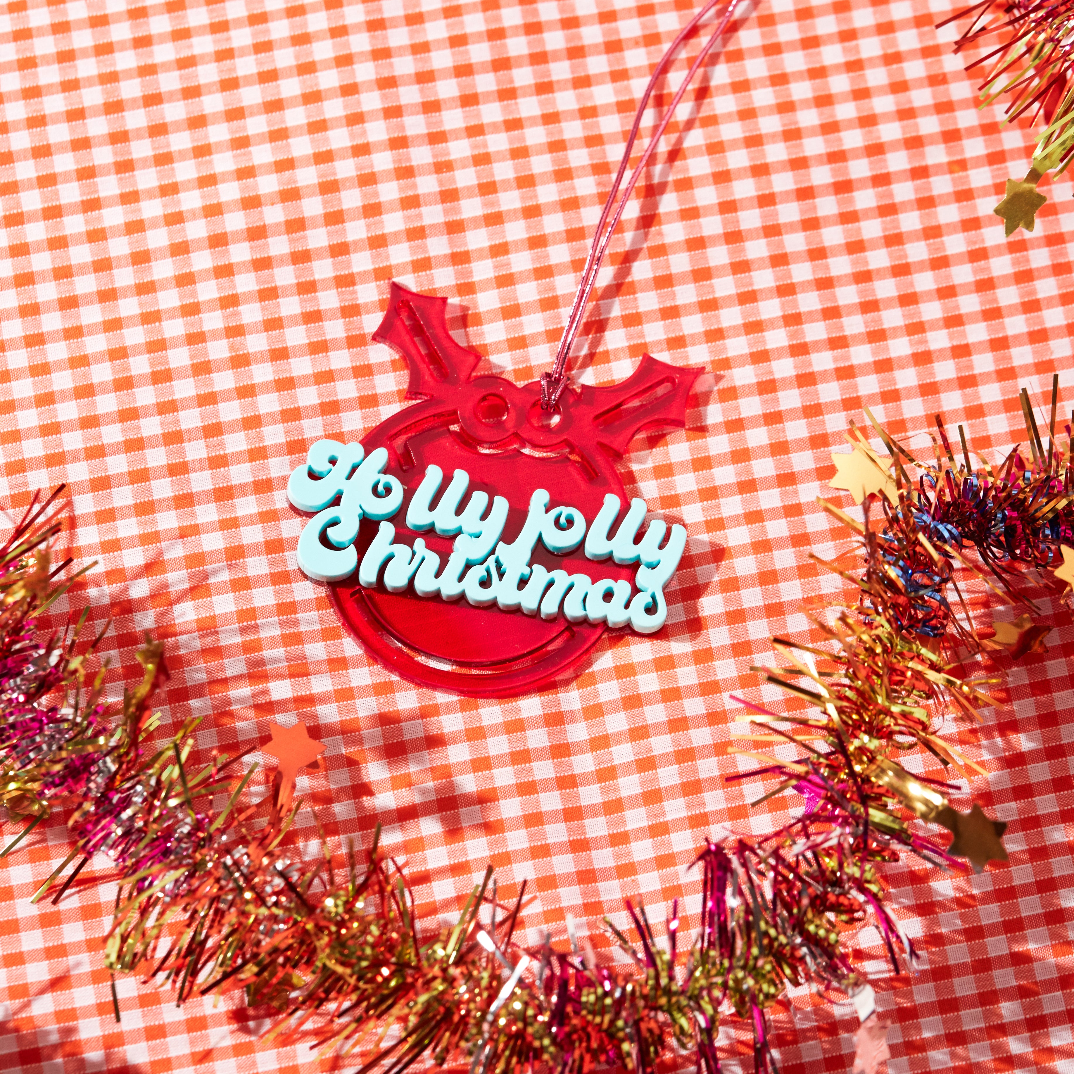 Décoration de Noël Holly Jolly