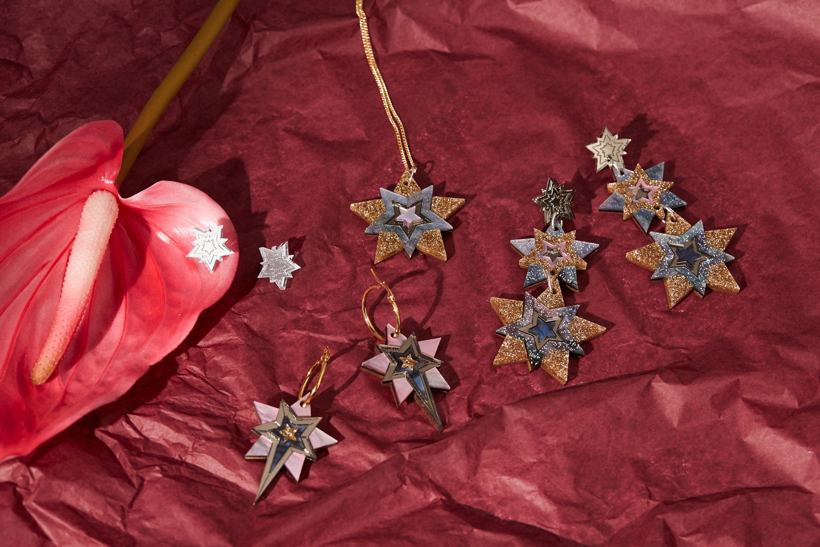 Gold Star Necklace