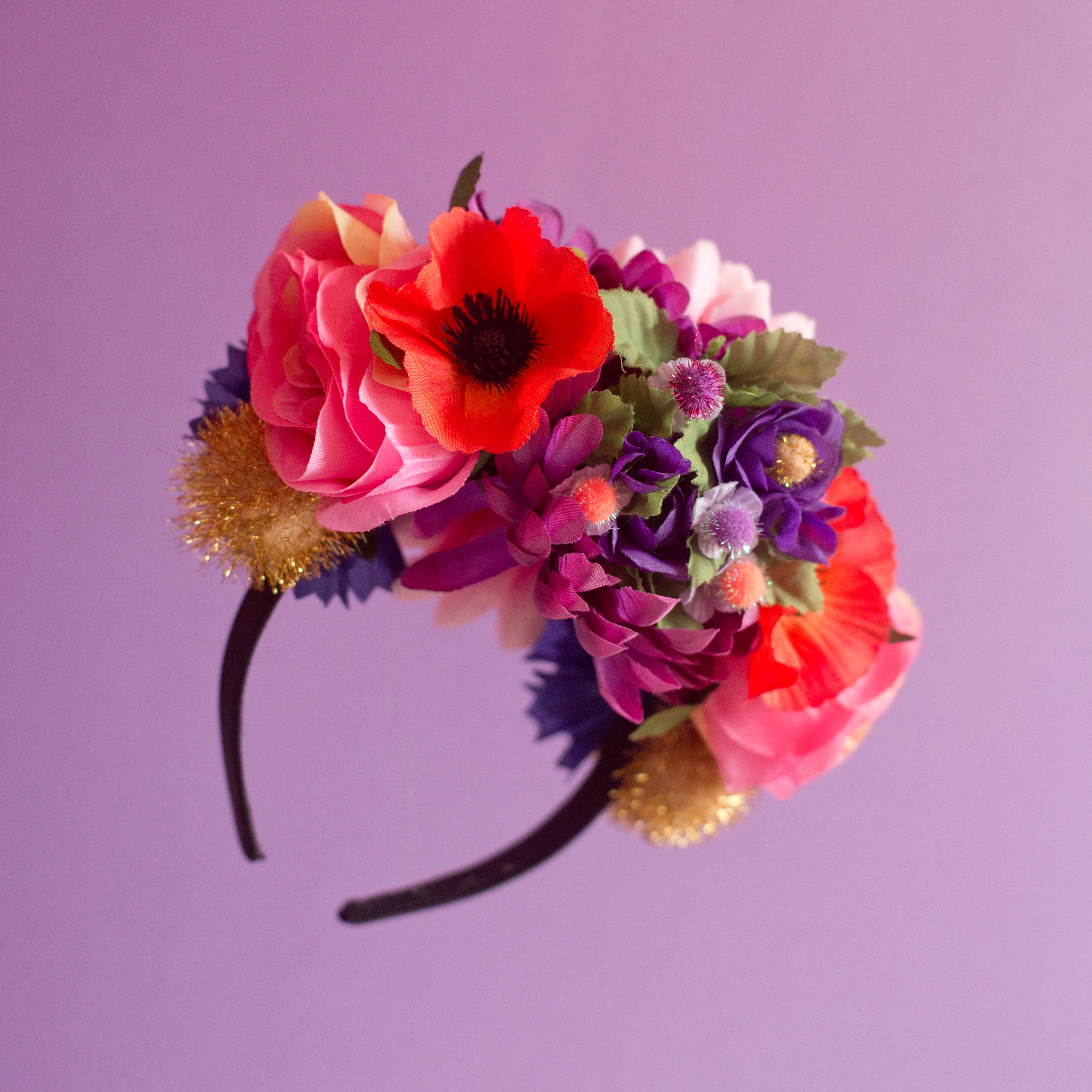 Made to Order Bespoke Floral Headdress