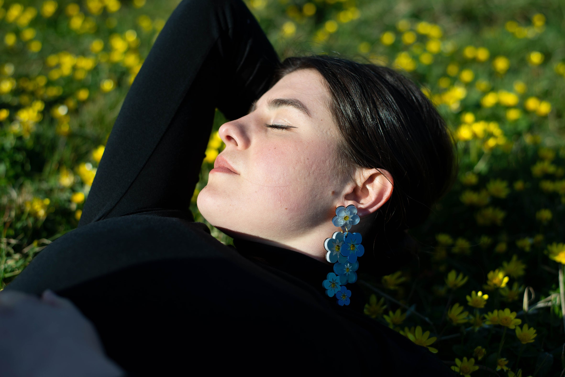 Forget Me Not Statement Earrings