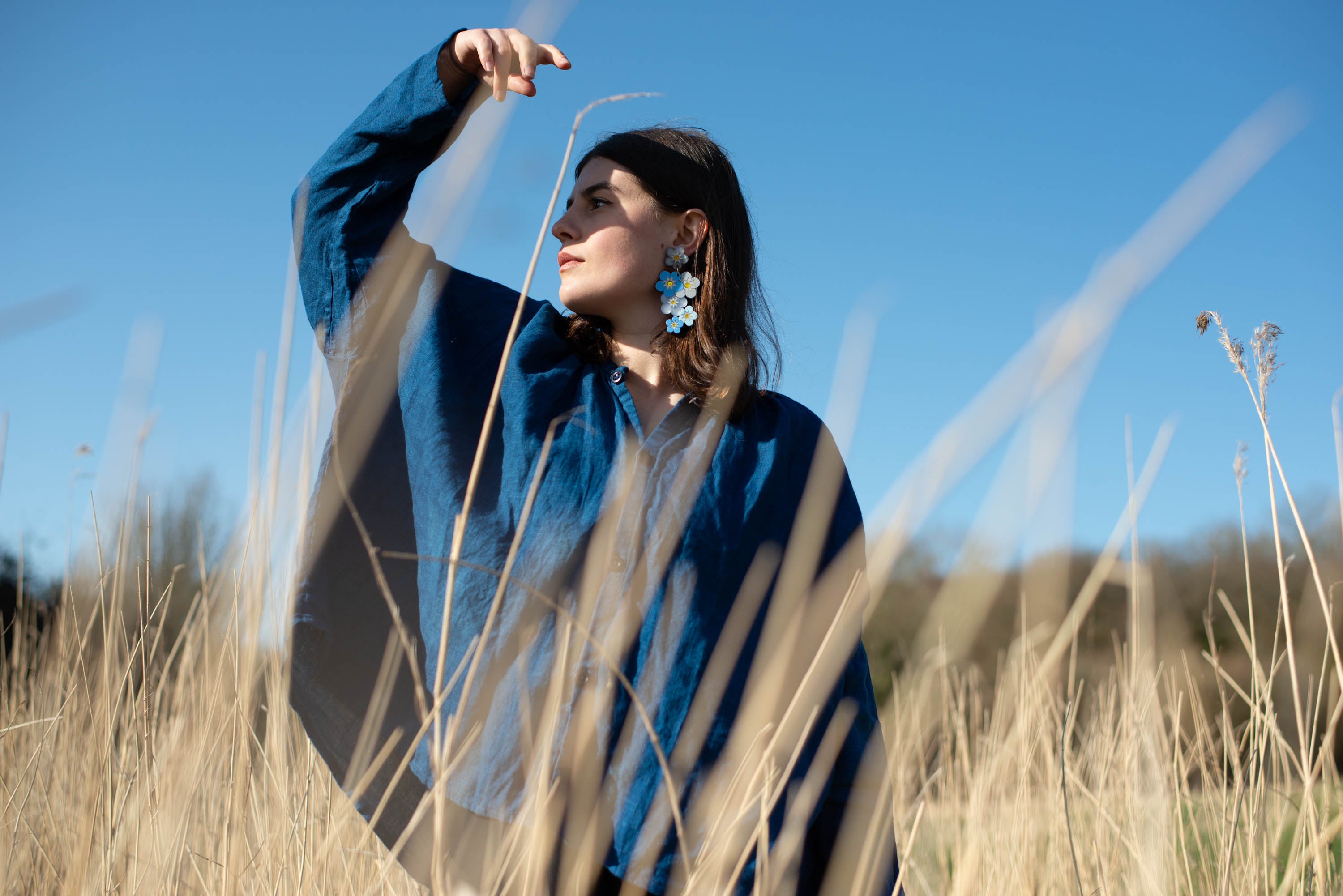 Forget Me Not Statement Earrings