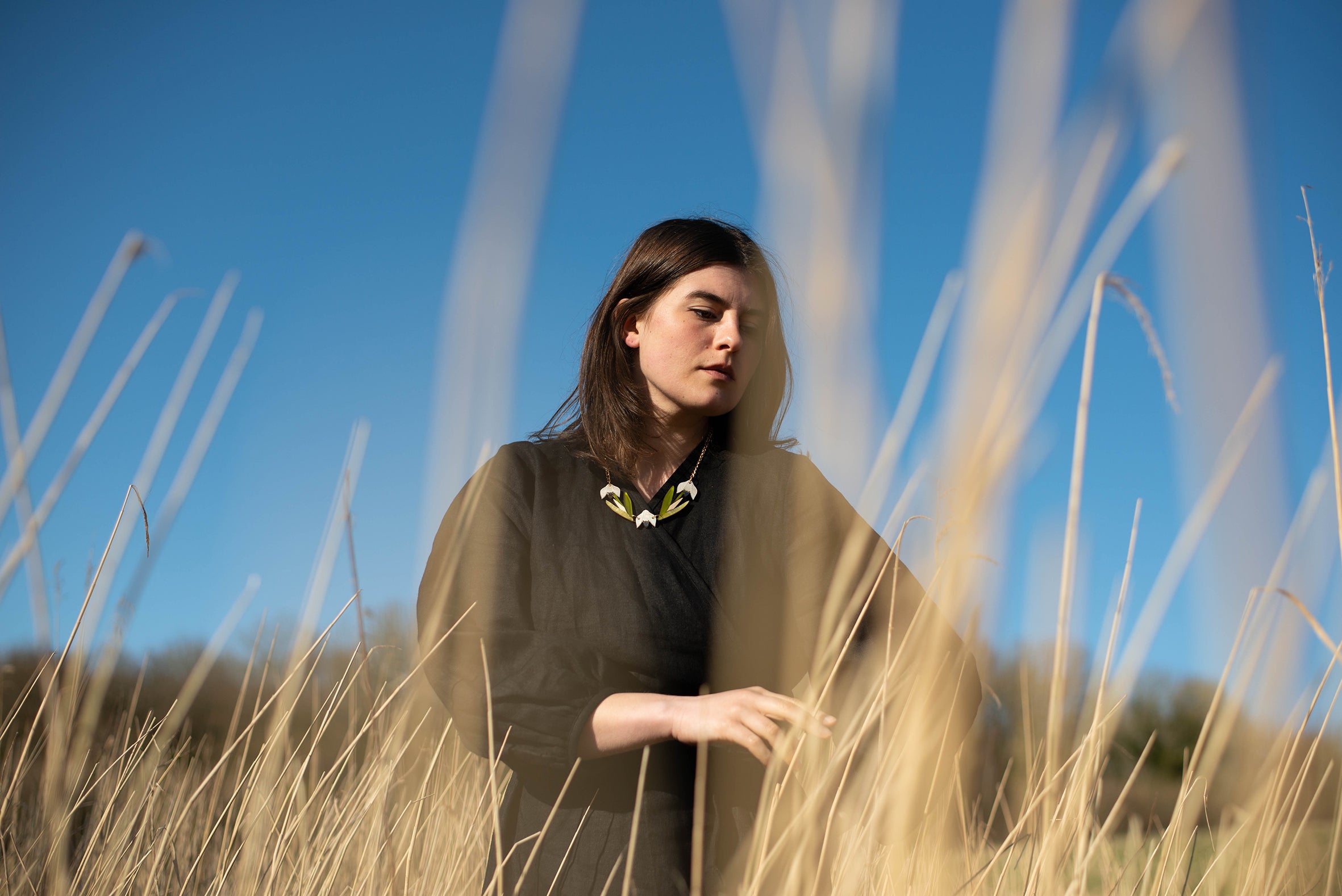 Snow Drop Statement Necklace