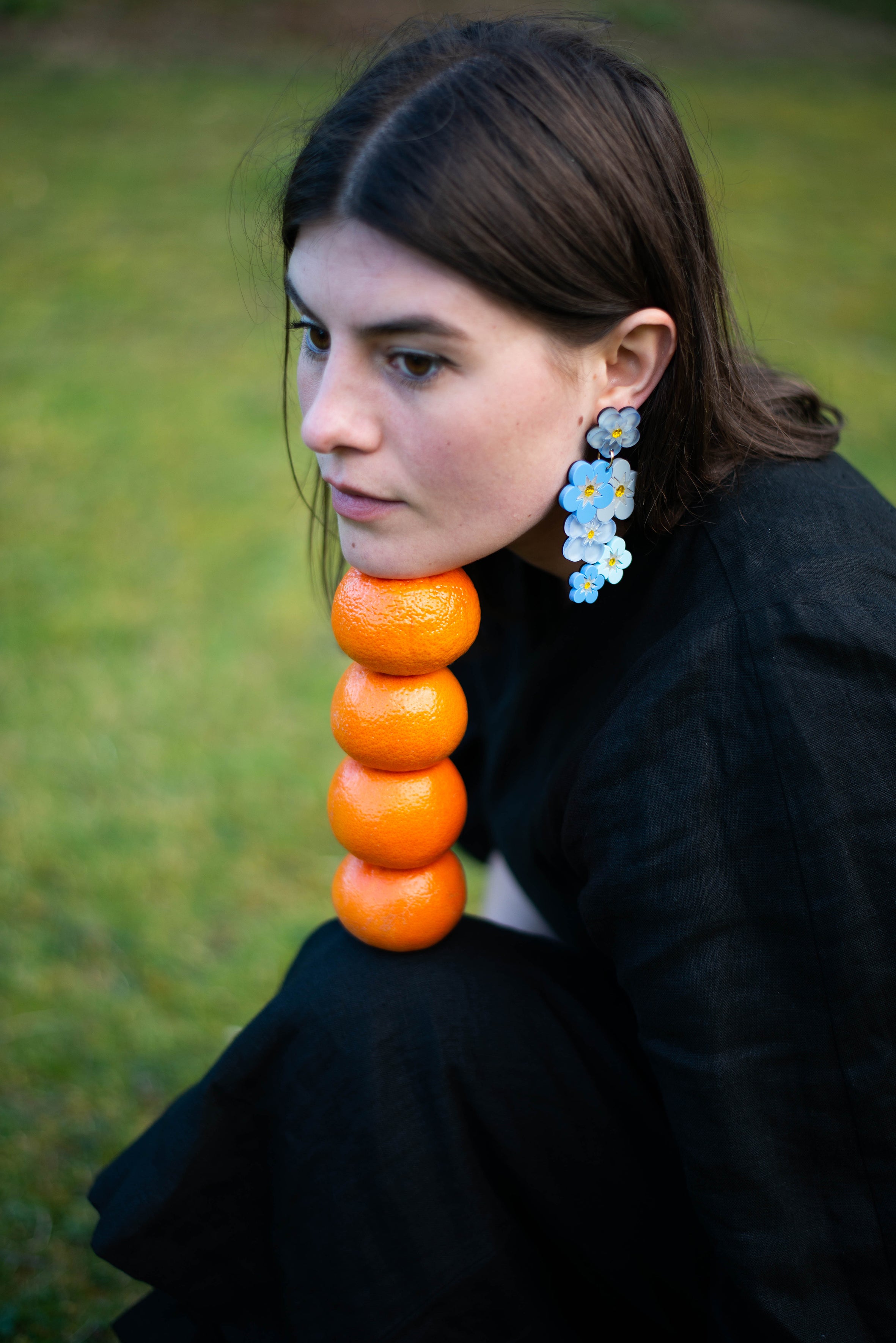 Boucles d’oreilles déclaration Ne m’oubliez pas