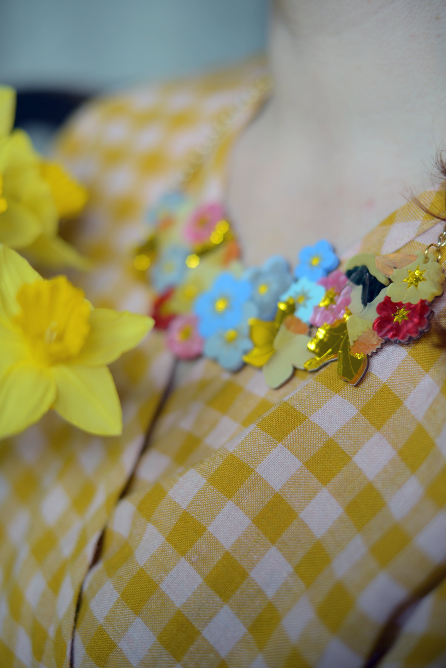 Spring Bouquet Statement Necklace