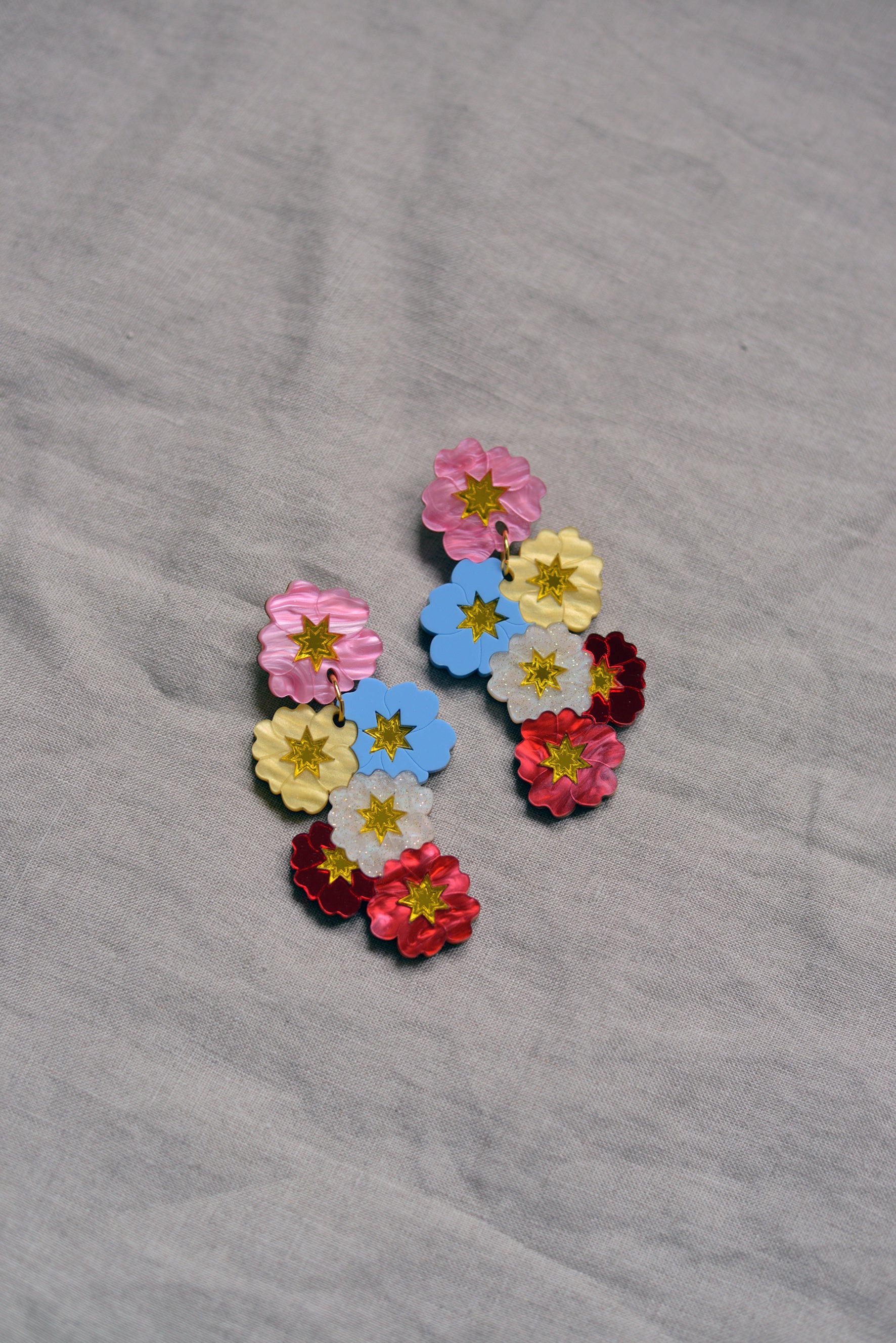 Primula Bunch Statement Earrings